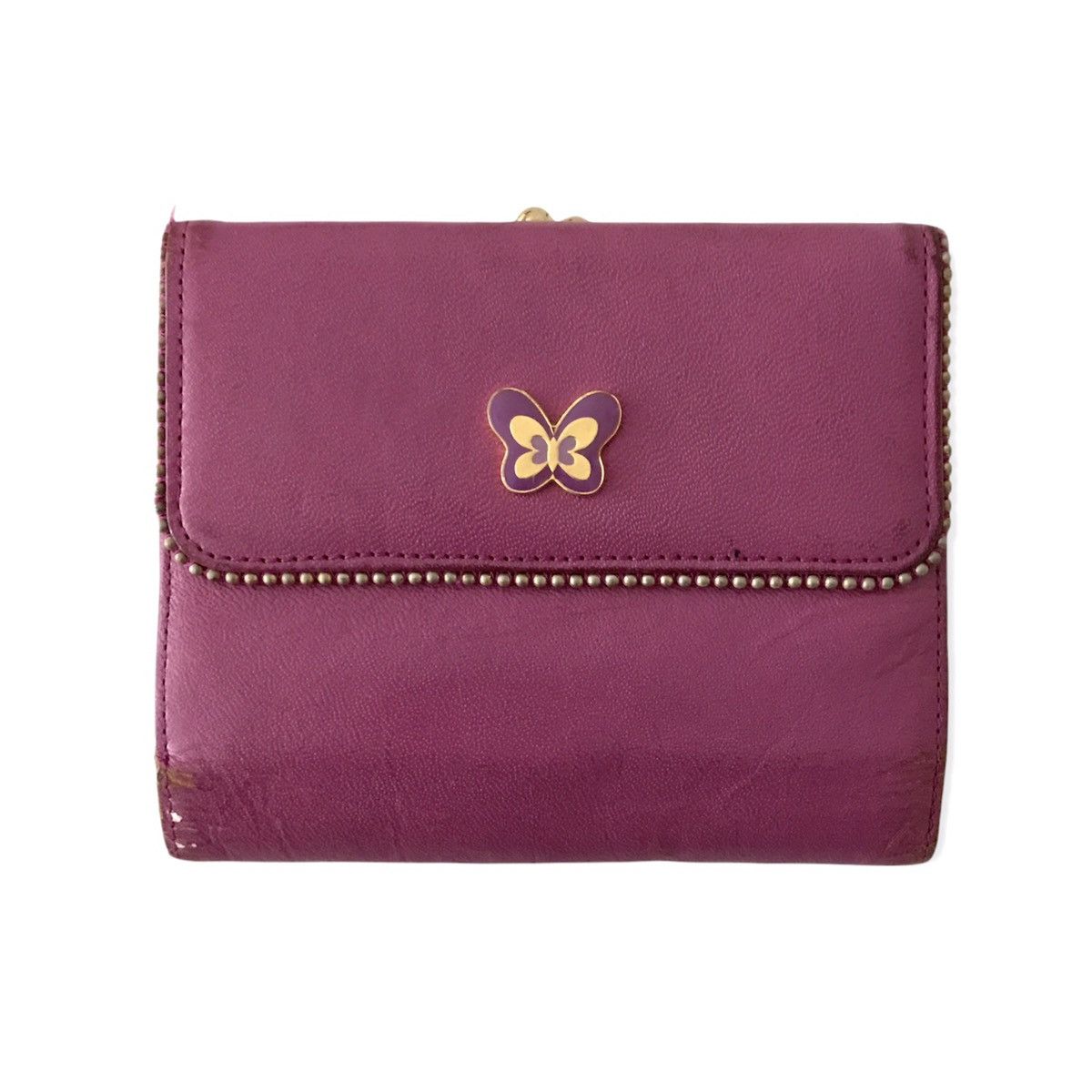 Anna Sui × Designer Authentic Anna Sui Designer Genuine Leather Trifold Wallet Size ONE SIZE - 1 Thumbnail