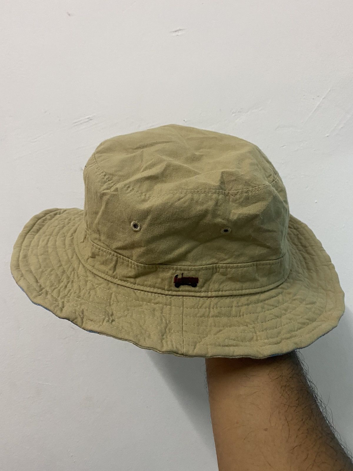 Japanese Brand 🔥Vintage🔥 Patchwork Reversible Bucket Hat Size ONE SIZE - 5 Thumbnail