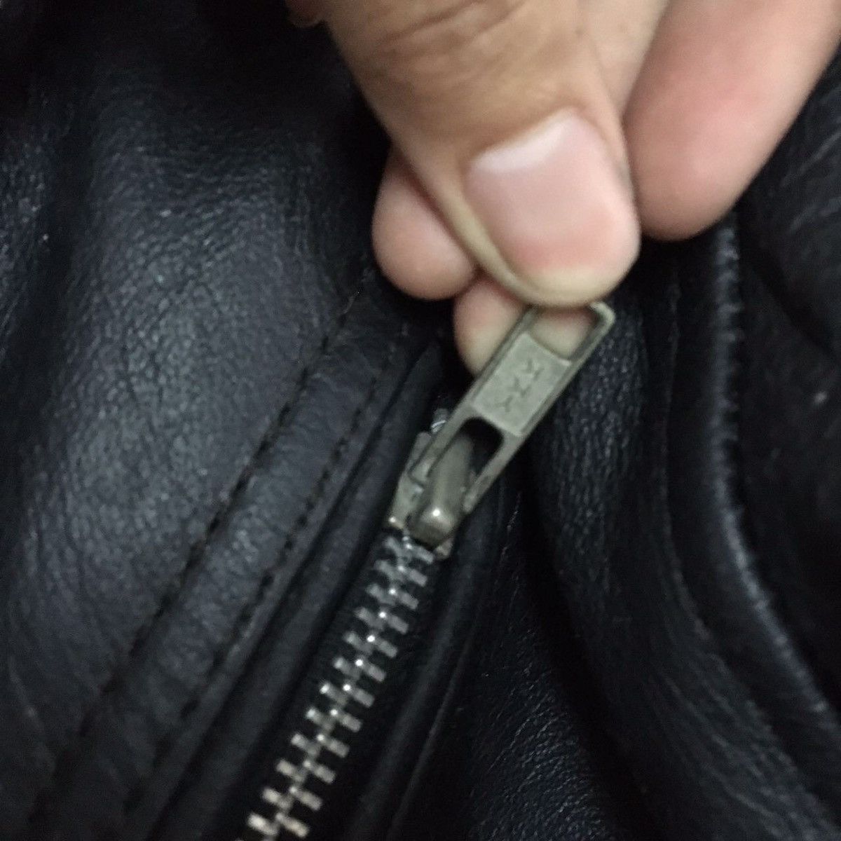 Genuine Leather Leather Jacket Double Collar Punk Bondage Style Size US S / EU 44-46 / 1 - 12 Thumbnail