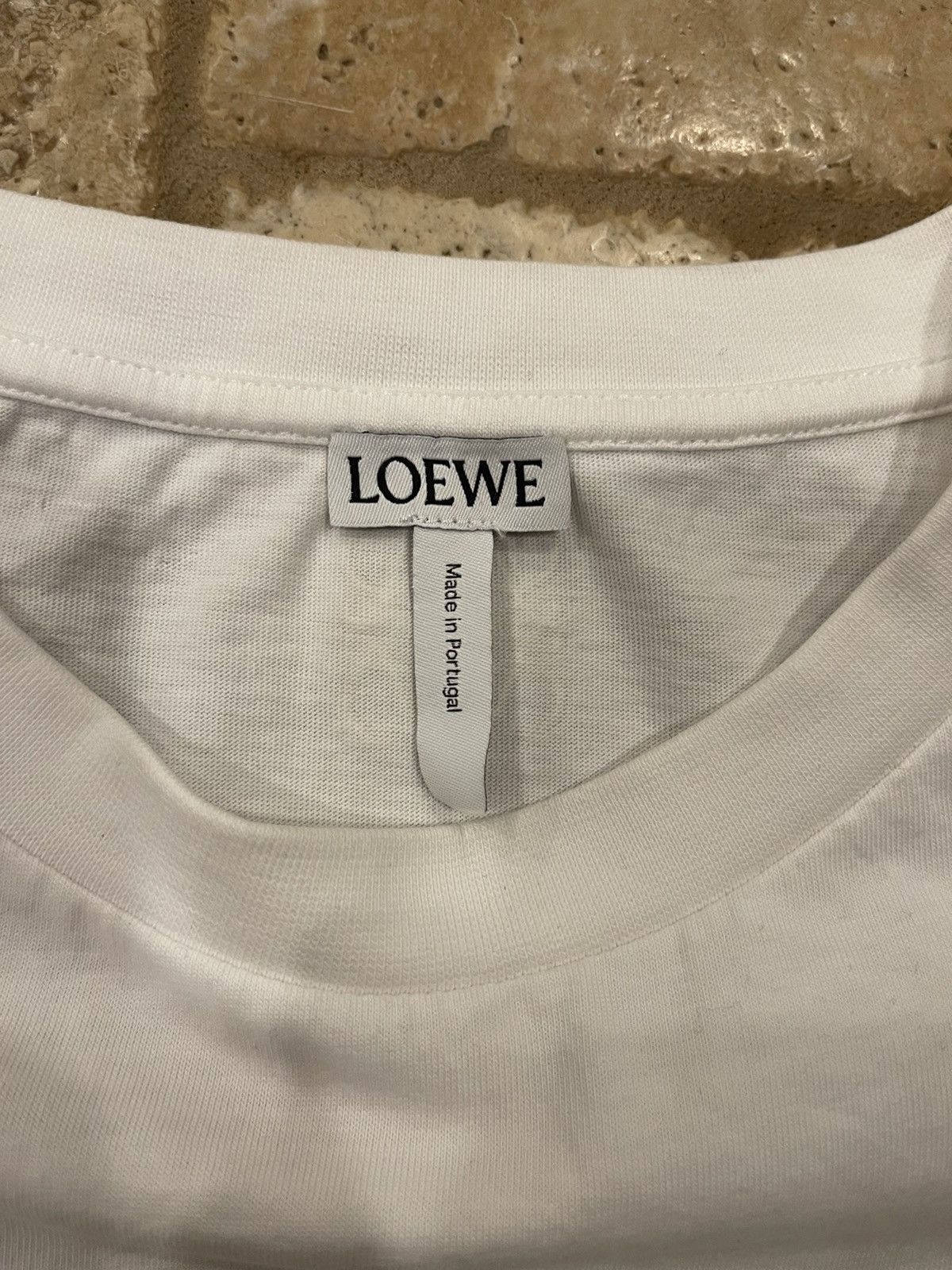 Loewe Loewe Fire of Youth Young Adonis White Red Tee Size US L / EU 52-54 / 3 - 5 Thumbnail