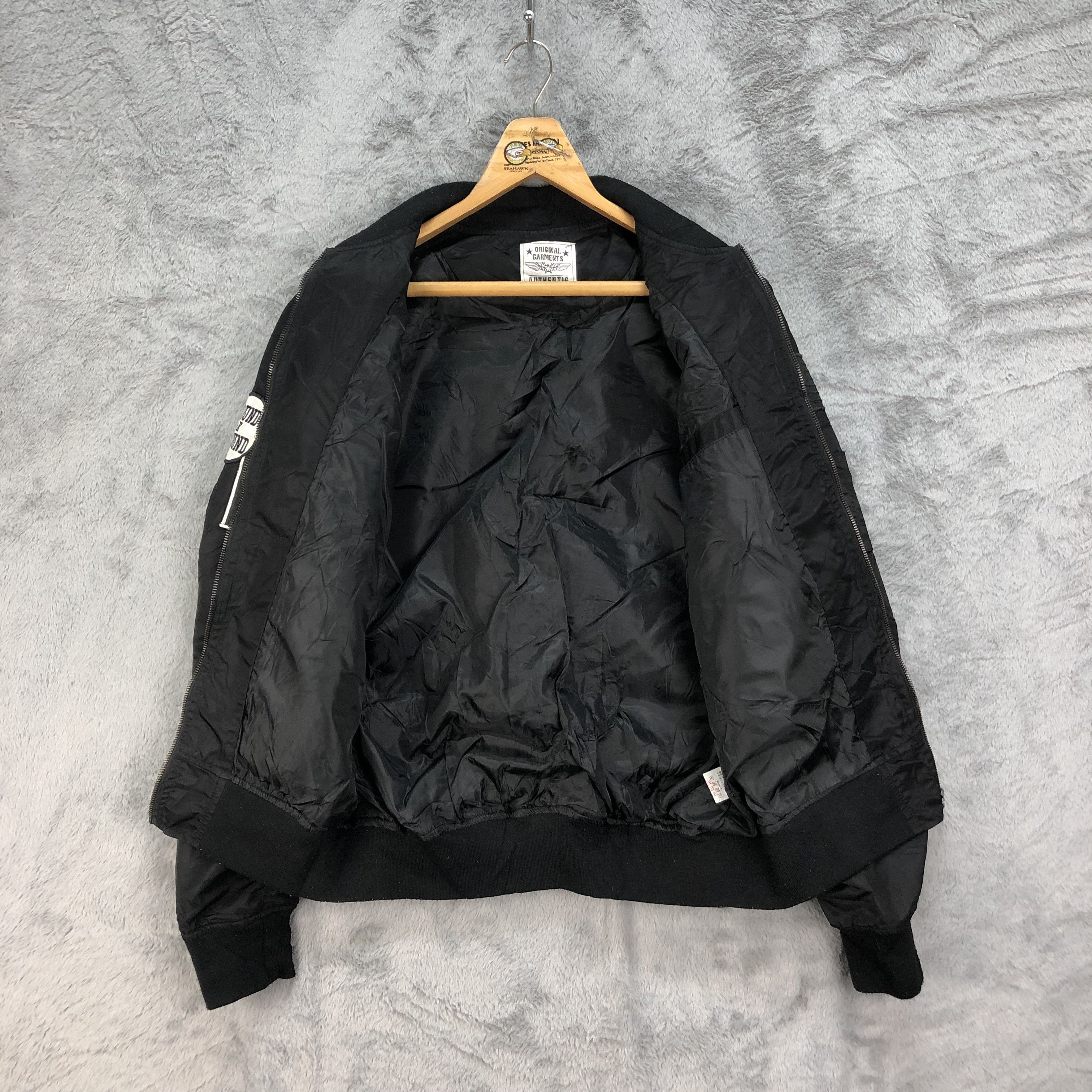 Japanese Brand Bomber Patch Independence Unlimited Sound X Ground #4706-164 Size US L / EU 52-54 / 3 - 10 Thumbnail
