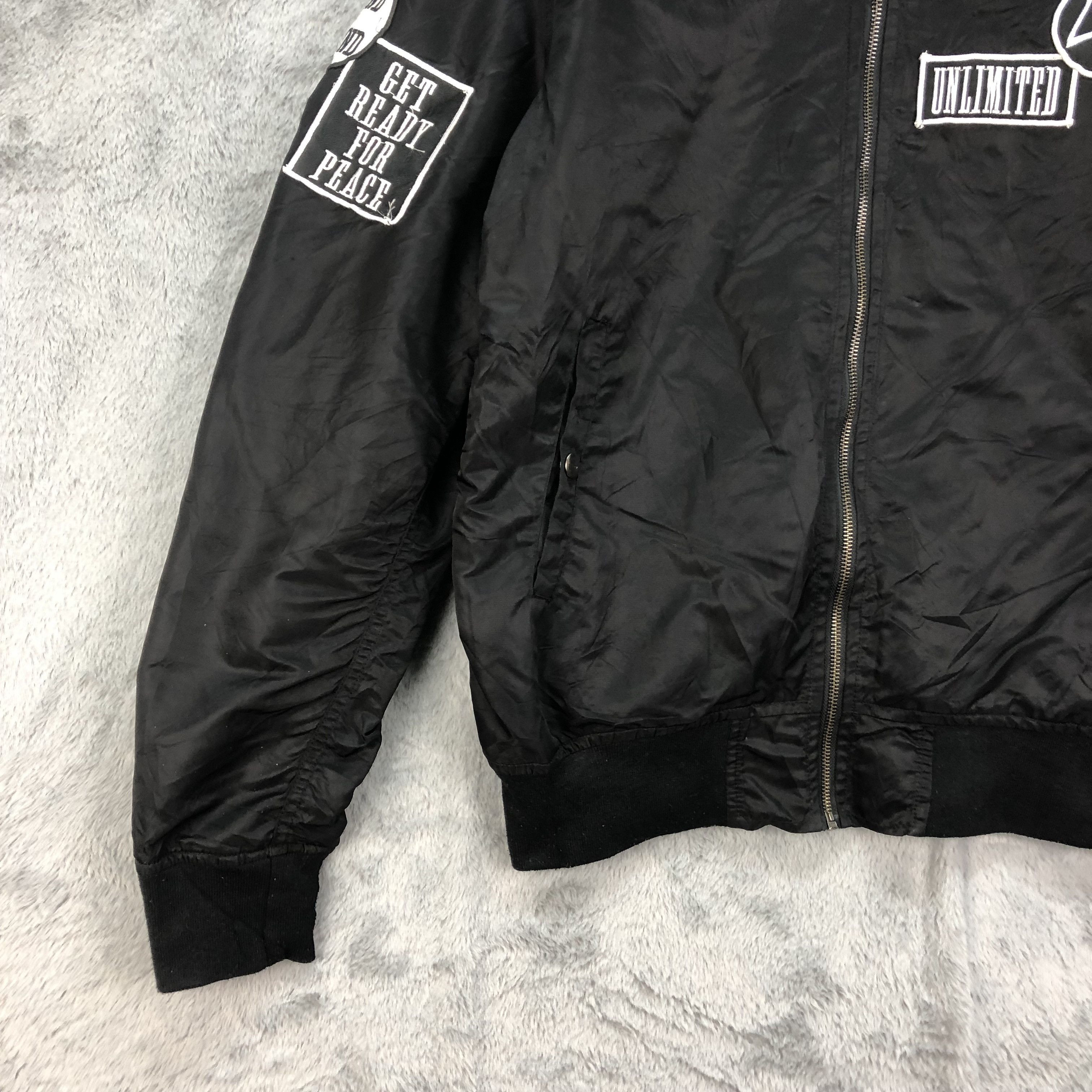 Japanese Brand Bomber Patch Independence Unlimited Sound X Ground #4706-164 Size US L / EU 52-54 / 3 - 6 Thumbnail