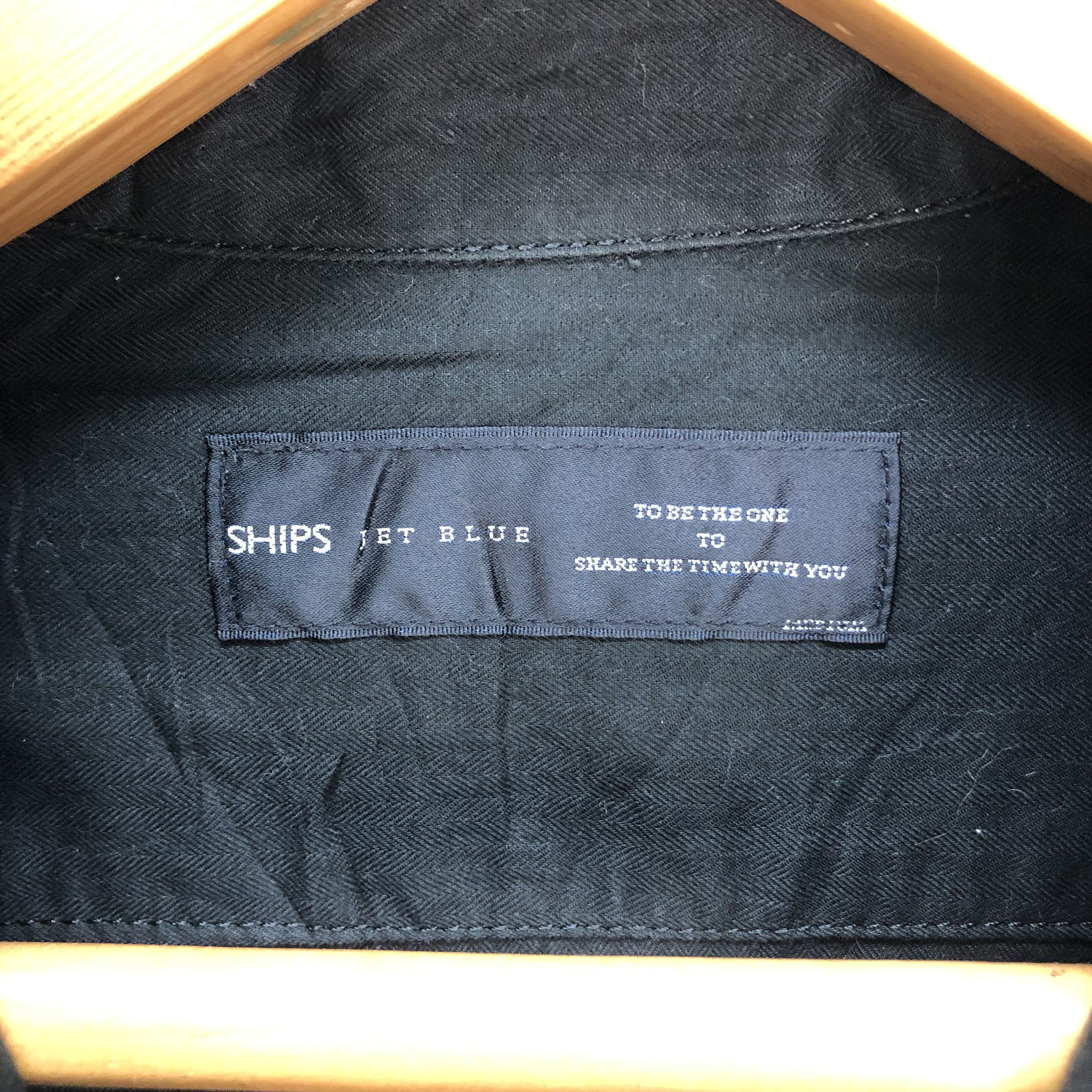 Japanese Brand SHIP JET BLUE MADE IN JAPAN BLACK JACKET #5233-181 Size US M / EU 48-50 / 2 - 7 Thumbnail