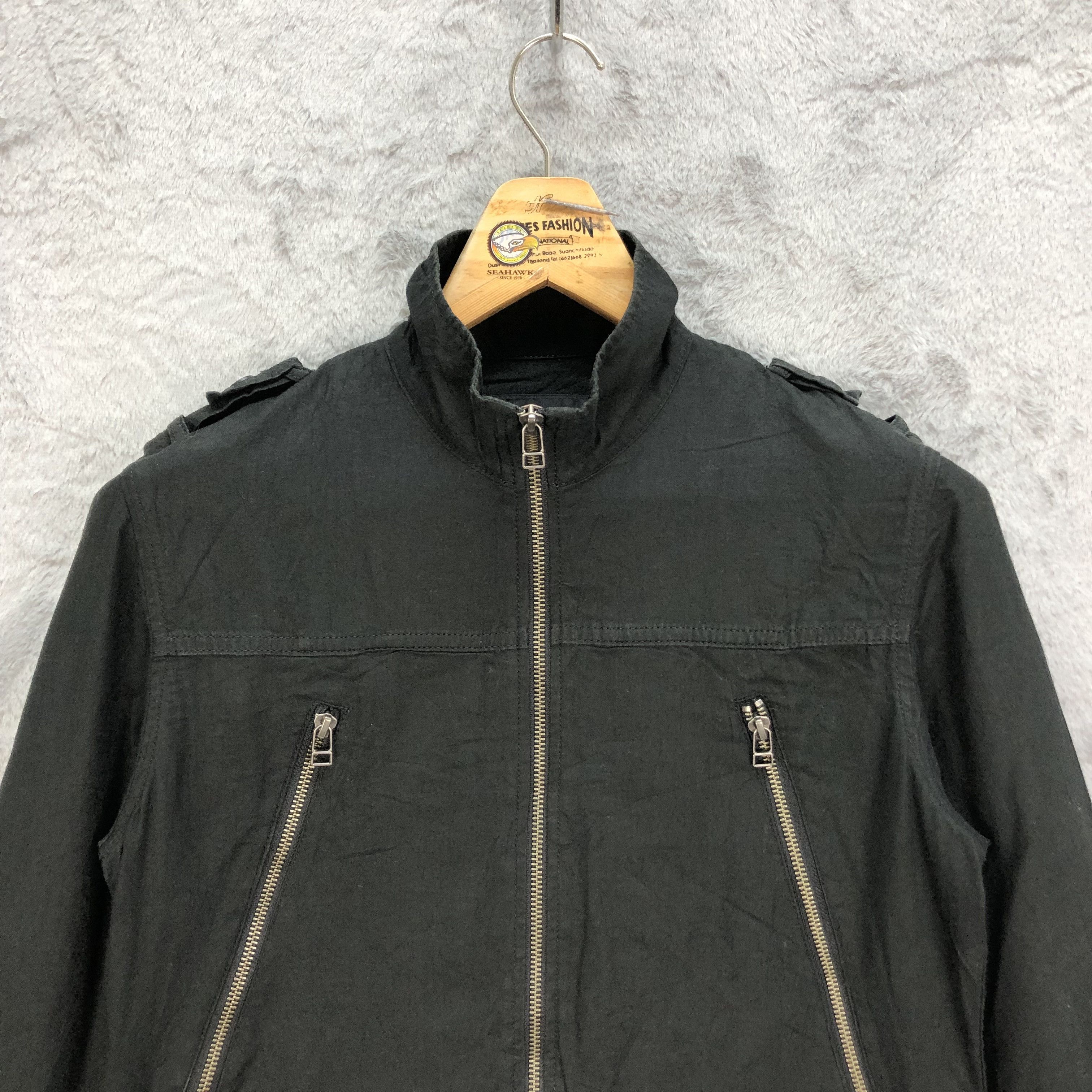 Japanese Brand SHIP JET BLUE MADE IN JAPAN BLACK JACKET #5233-181 Size US M / EU 48-50 / 2 - 2 Thumbnail