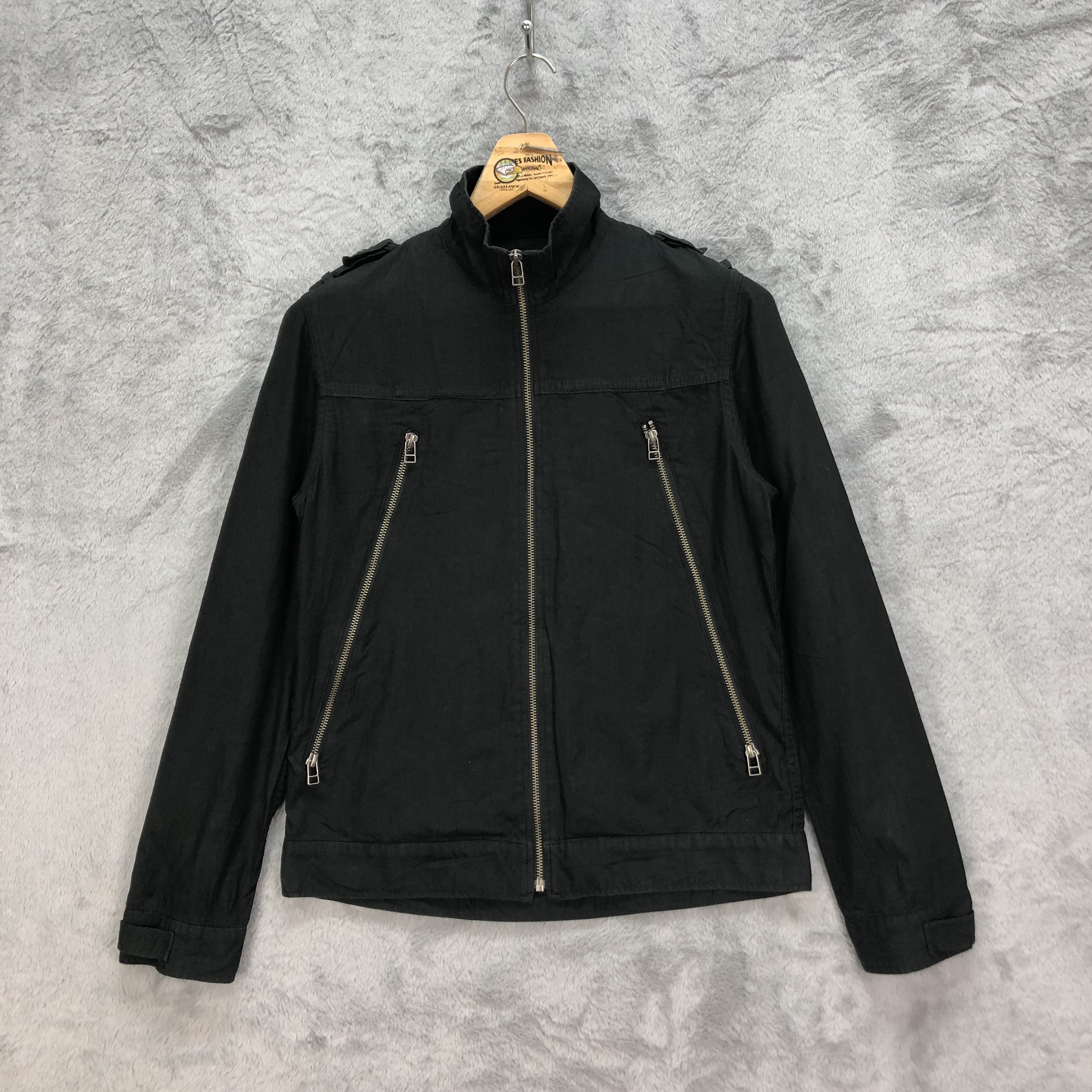 image of Ships x Ships Jet Blue Ship Jet Blue Made In Japan Black Jacket 5233-181, Men's (Size Medium)