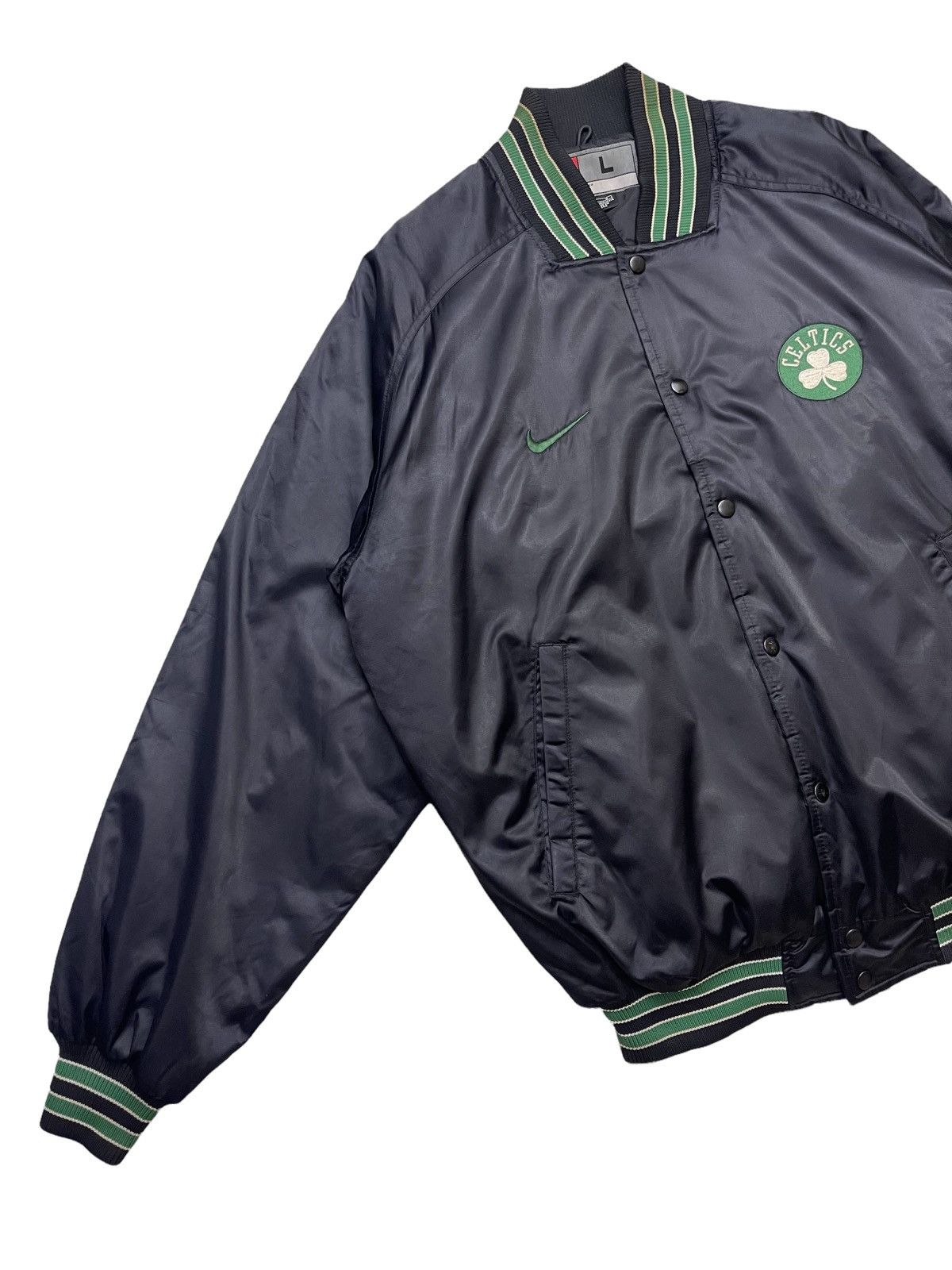Nike Vintage 90s Nike NBA Boston Celtics Varsity Jacket Size US L / EU 52-54 / 3 - 5 Thumbnail
