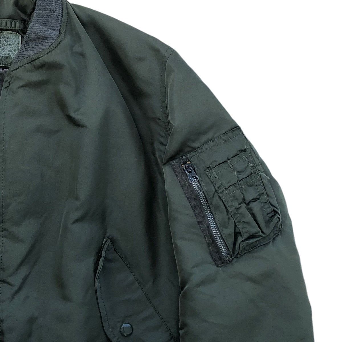 Alpha Industries Vintage Alpha Industries MA-1 Flyer's Bomber Jacket Size US L / EU 52-54 / 3 - 4 Thumbnail