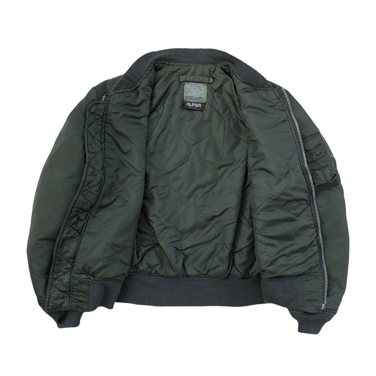 Alpha Industries Vintage Alpha Industries MA-1 Flyer's Bomber Jacket Size US L / EU 52-54 / 3 - 7 Thumbnail