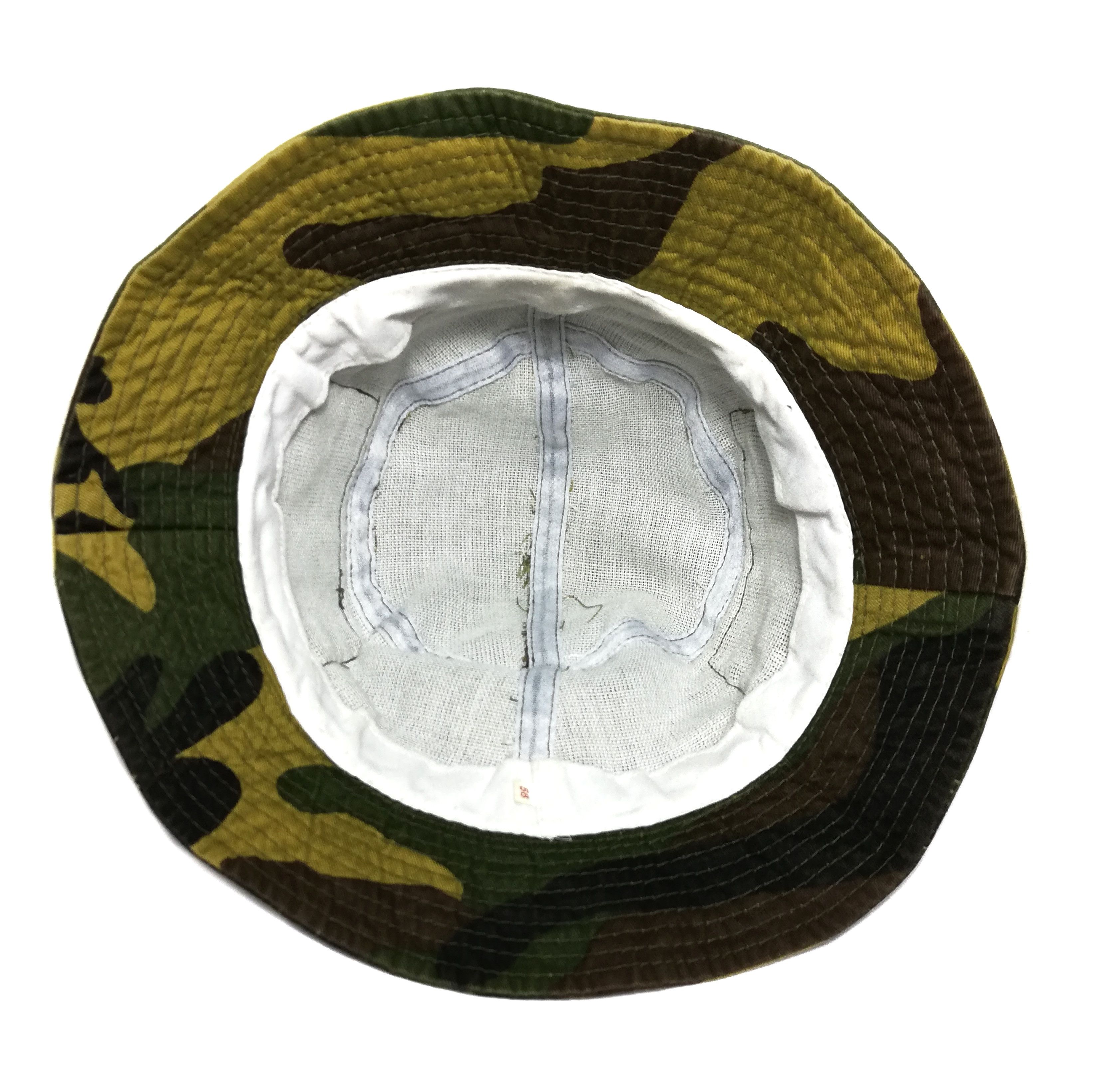 Japanese Brand 🔥Japanese Military Green Camo Double Pocket Bucket Hat🔥 Size ONE SIZE - 11 Thumbnail