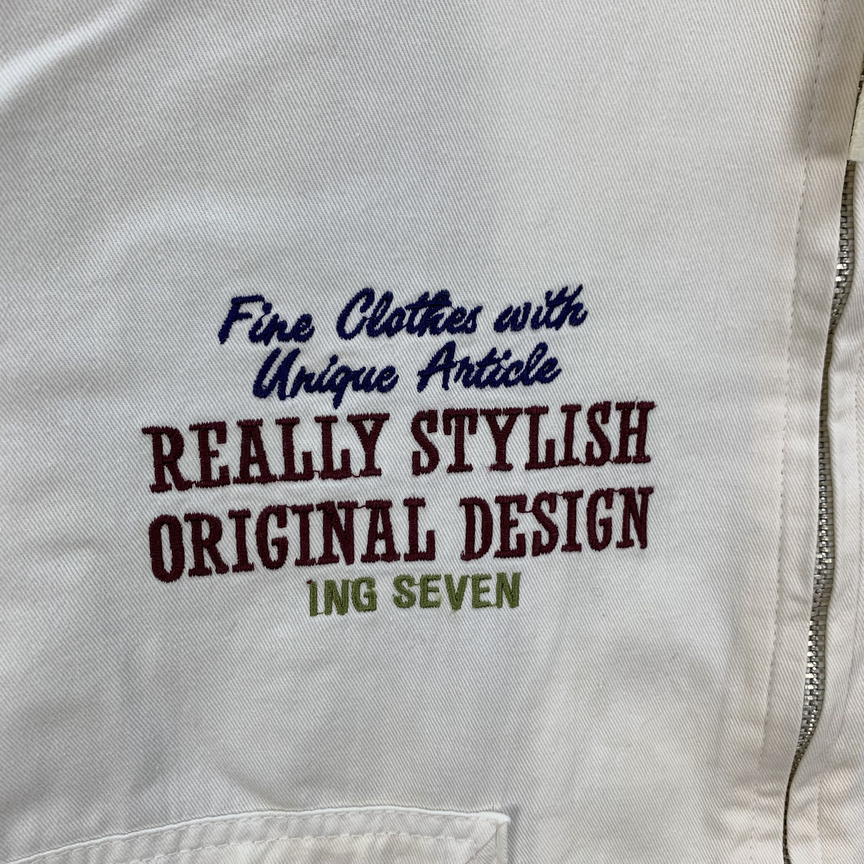 Japanese Brand POSH BOY SPORTS Big Logo Cropped Jacket #4371-141 Size US M / EU 48-50 / 2 - 3 Thumbnail