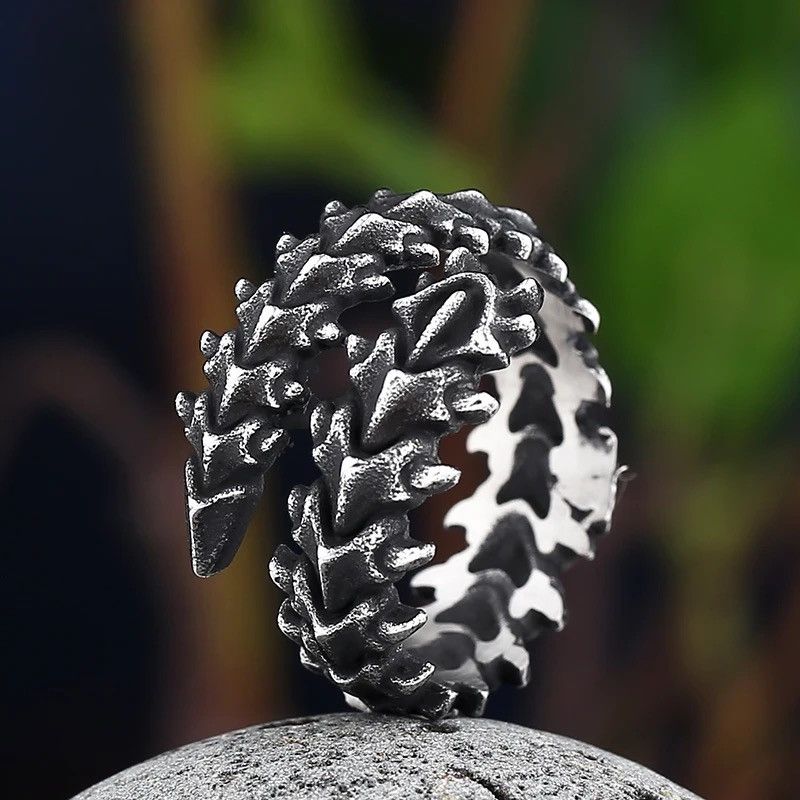 Jewelry Creative Spine Dragon Bone Rings Size ONE SIZE - 3 Thumbnail