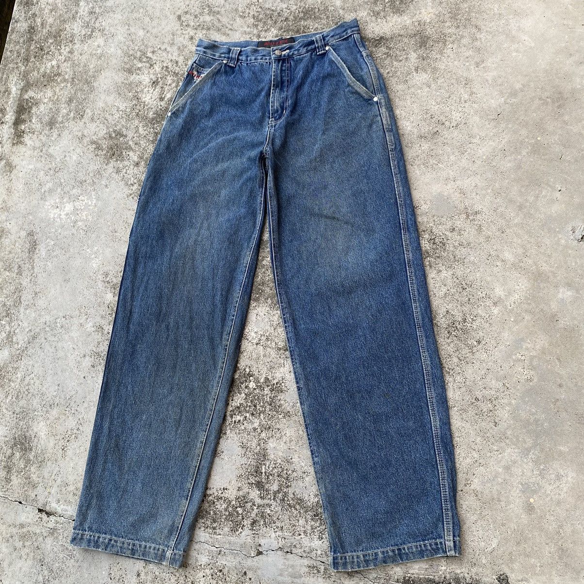 Avirex × JNCO × Vintage STEALS🔥VINTAGE AVIREX JNCO Style CARPENTER DENIM JEANS W31 Size US 31 - 4 Thumbnail