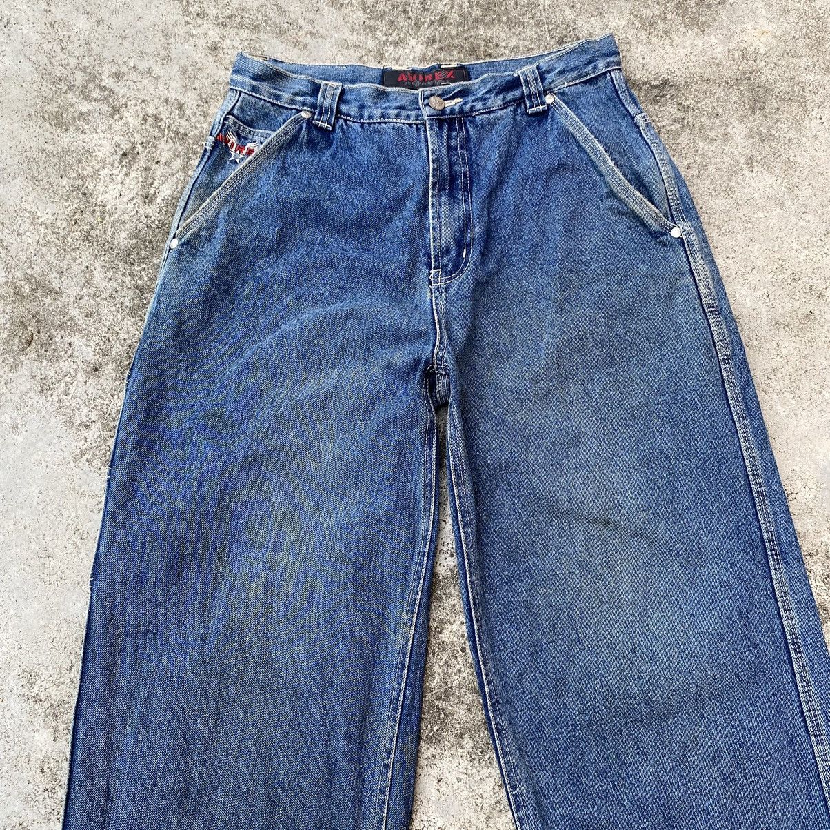 Avirex × JNCO × Vintage STEALS🔥VINTAGE AVIREX JNCO Style CARPENTER DENIM JEANS W31 Size US 31 - 5 Thumbnail
