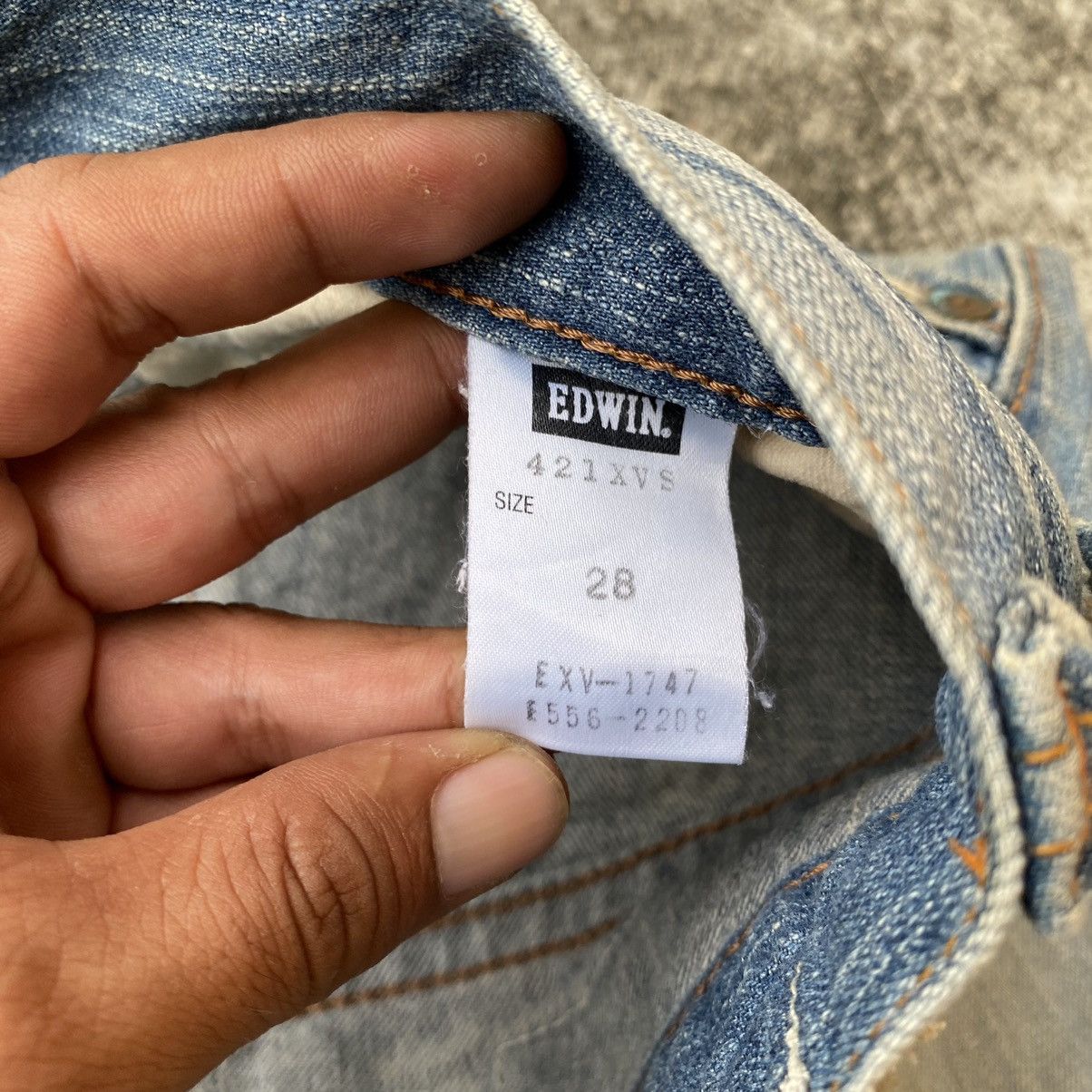 Japanese Brand Steals🔥VINTAGE Edwin Xv XWX Mud Wash Flare Jeans Size US 31 - 15 Thumbnail