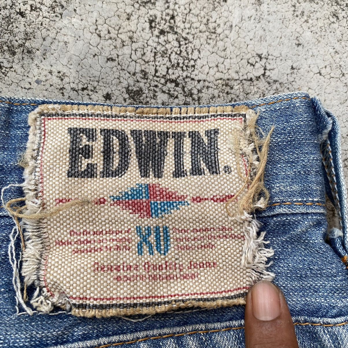 Japanese Brand Steals🔥VINTAGE Edwin Xv XWX Mud Wash Flare Jeans Size US 31 - 13 Thumbnail