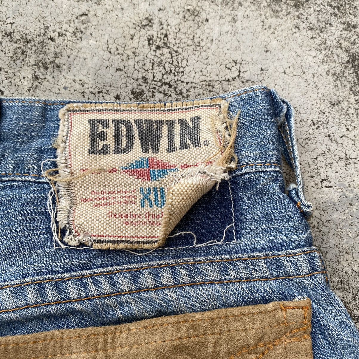 Japanese Brand Steals🔥VINTAGE Edwin Xv XWX Mud Wash Flare Jeans Size US 31 - 14 Thumbnail