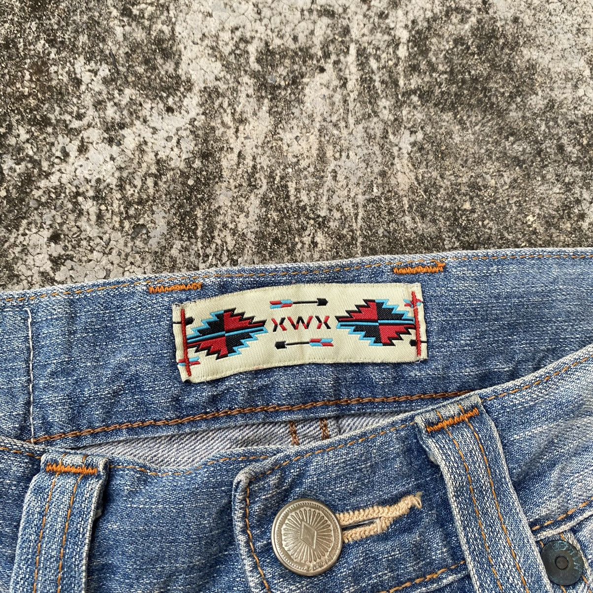Japanese Brand Steals🔥VINTAGE Edwin Xv XWX Mud Wash Flare Jeans Size US 31 - 11 Thumbnail