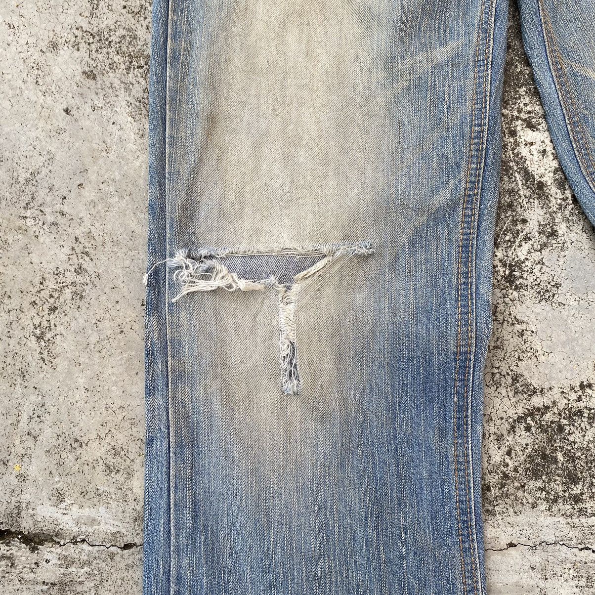 Japanese Brand Steals🔥VINTAGE Edwin Xv XWX Mud Wash Flare Jeans Size US 31 - 17 Thumbnail