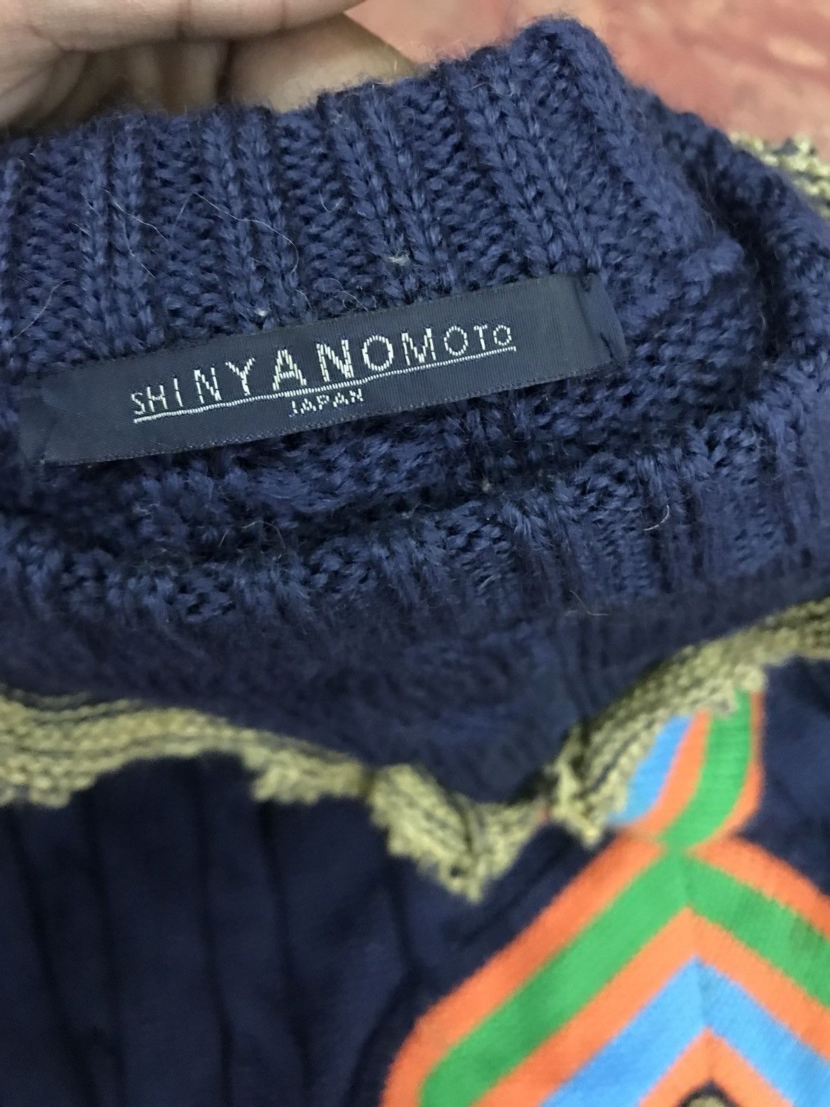 Designer × Japanese Brand Shinya Nomoto Wool Cable Knit Sweater Made In Japan Size US M / EU 48-50 / 2 - 5 Thumbnail
