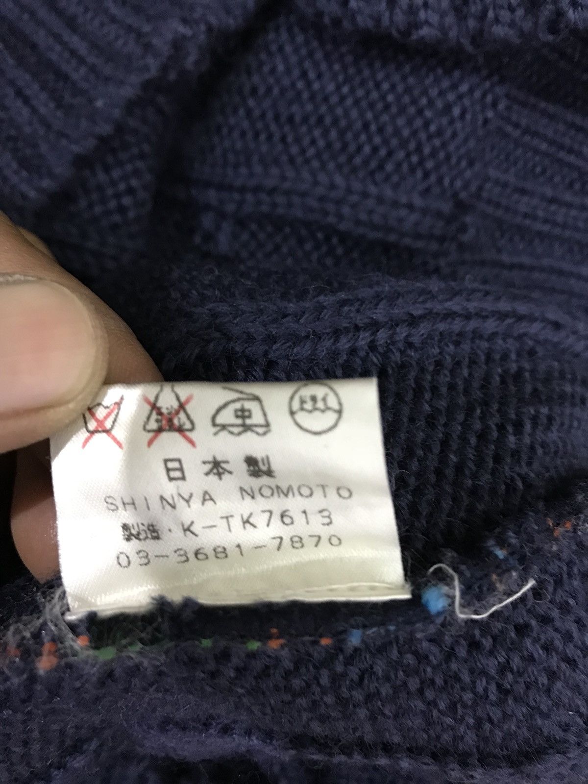 Designer × Japanese Brand Shinya Nomoto Wool Cable Knit Sweater Made In Japan Size US M / EU 48-50 / 2 - 7 Thumbnail