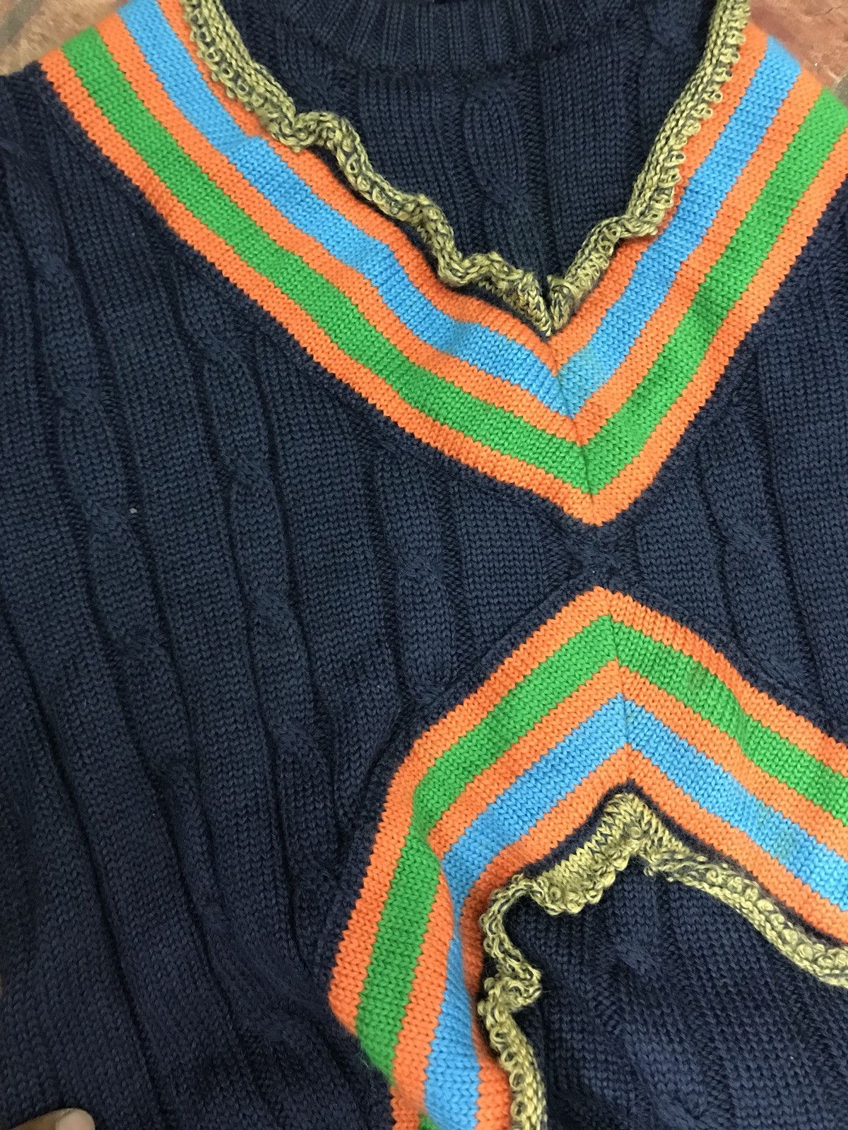 Designer × Japanese Brand Shinya Nomoto Wool Cable Knit Sweater Made In Japan Size US M / EU 48-50 / 2 - 4 Thumbnail