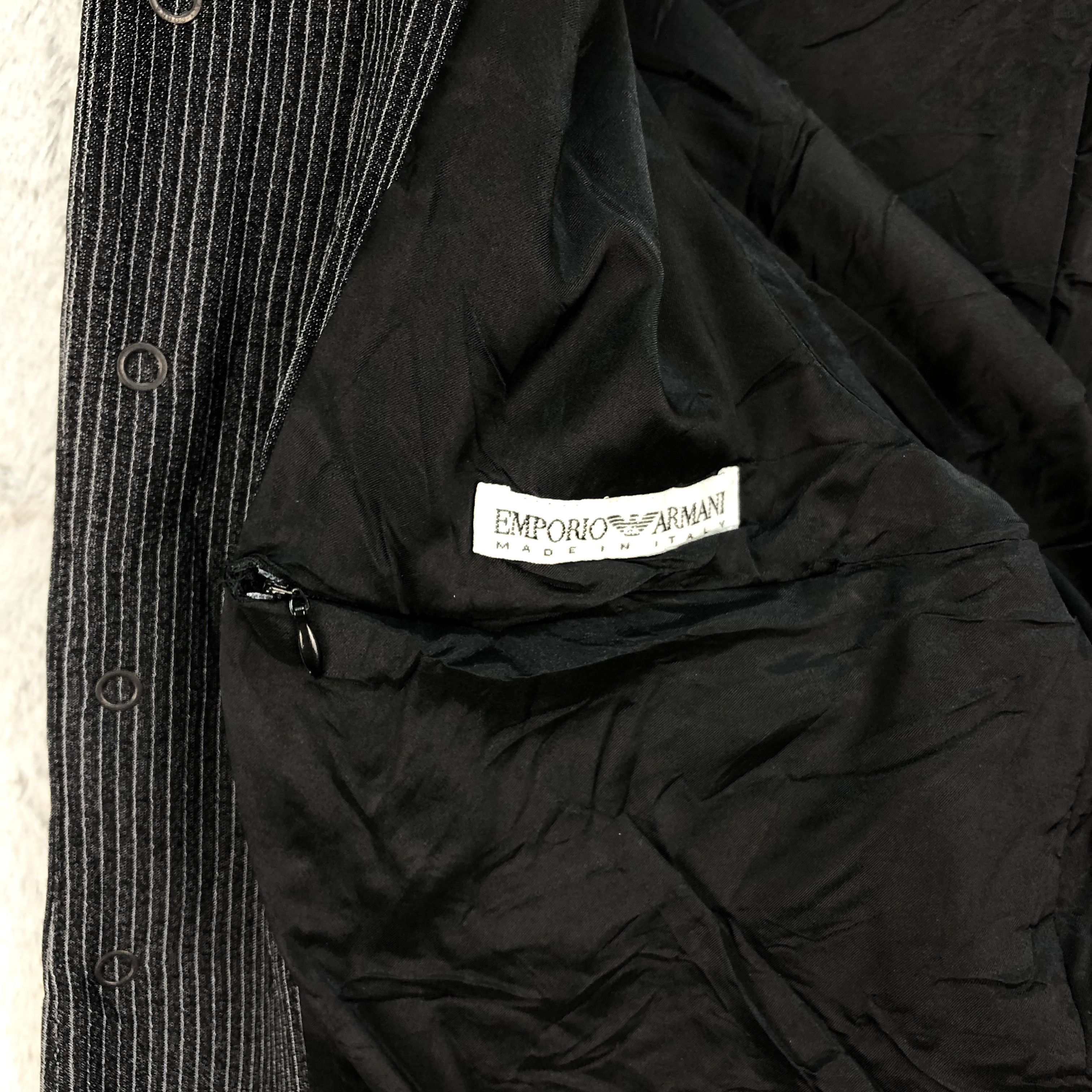 Emporio Armani Emporio Armani Made in Italy Striped Casual Jacket #4532-157 Size US M / EU 48-50 / 2 - 8 Thumbnail