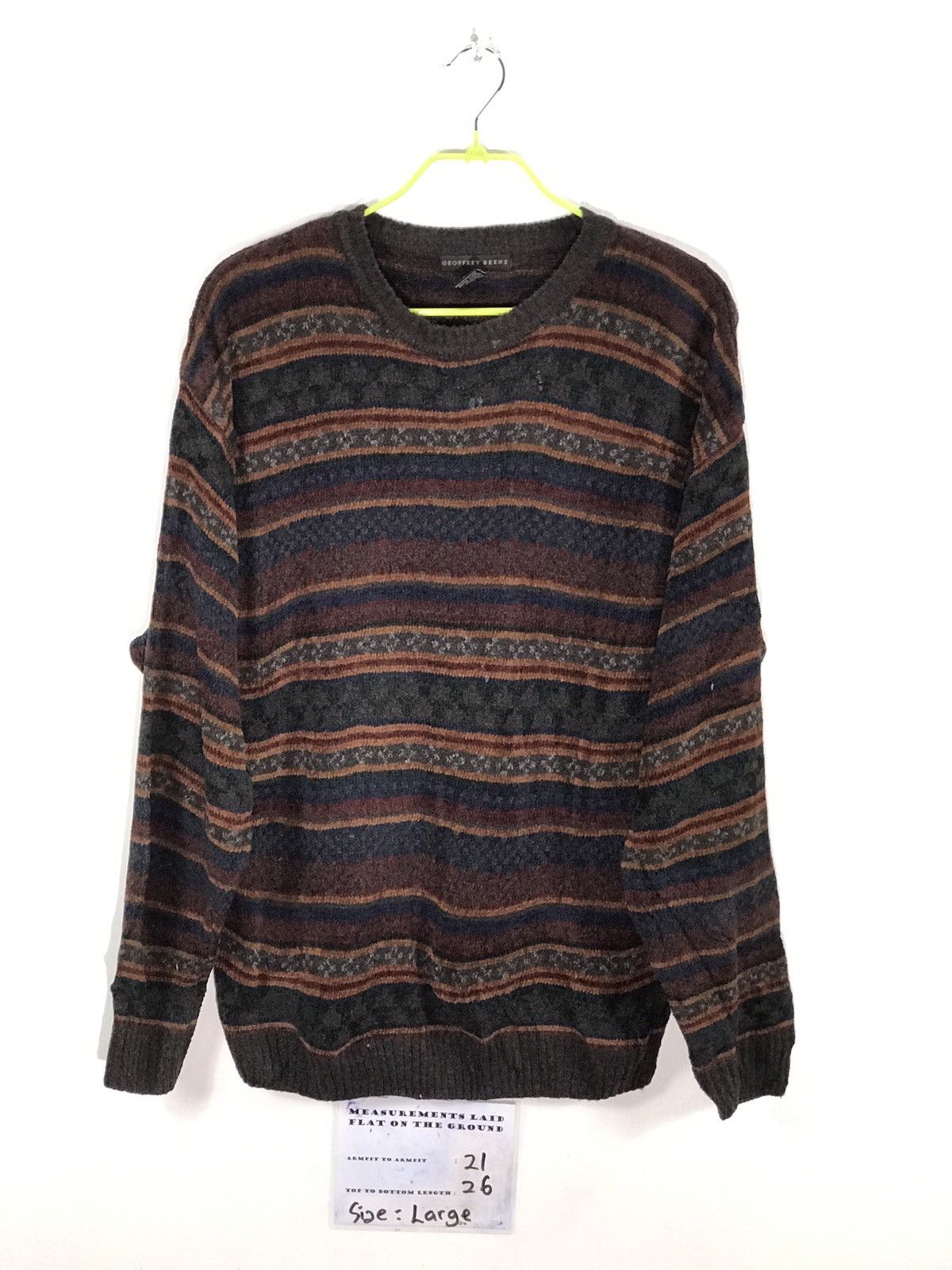 image of Geoffrey Beene Knit Sweaters, Men's (Size Large)