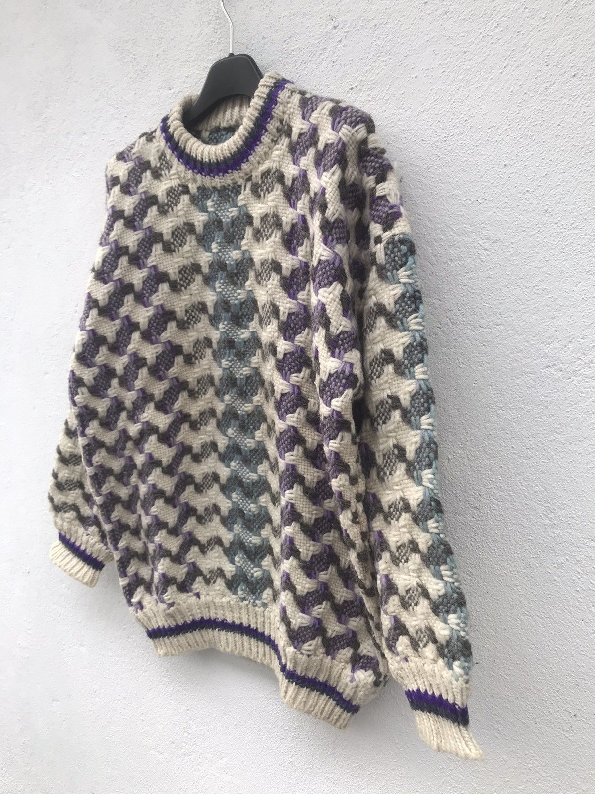 Vintage Vintage Native Indian Classic style Knit Wool Sweater Size US M / EU 48-50 / 2 - 3 Thumbnail