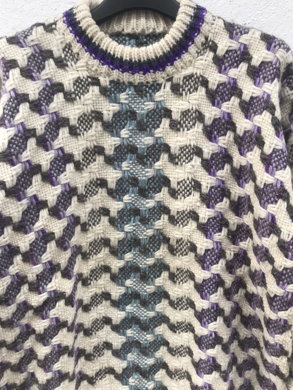 Vintage Vintage Native Indian Classic style Knit Wool Sweater Size US M / EU 48-50 / 2 - 2 Thumbnail