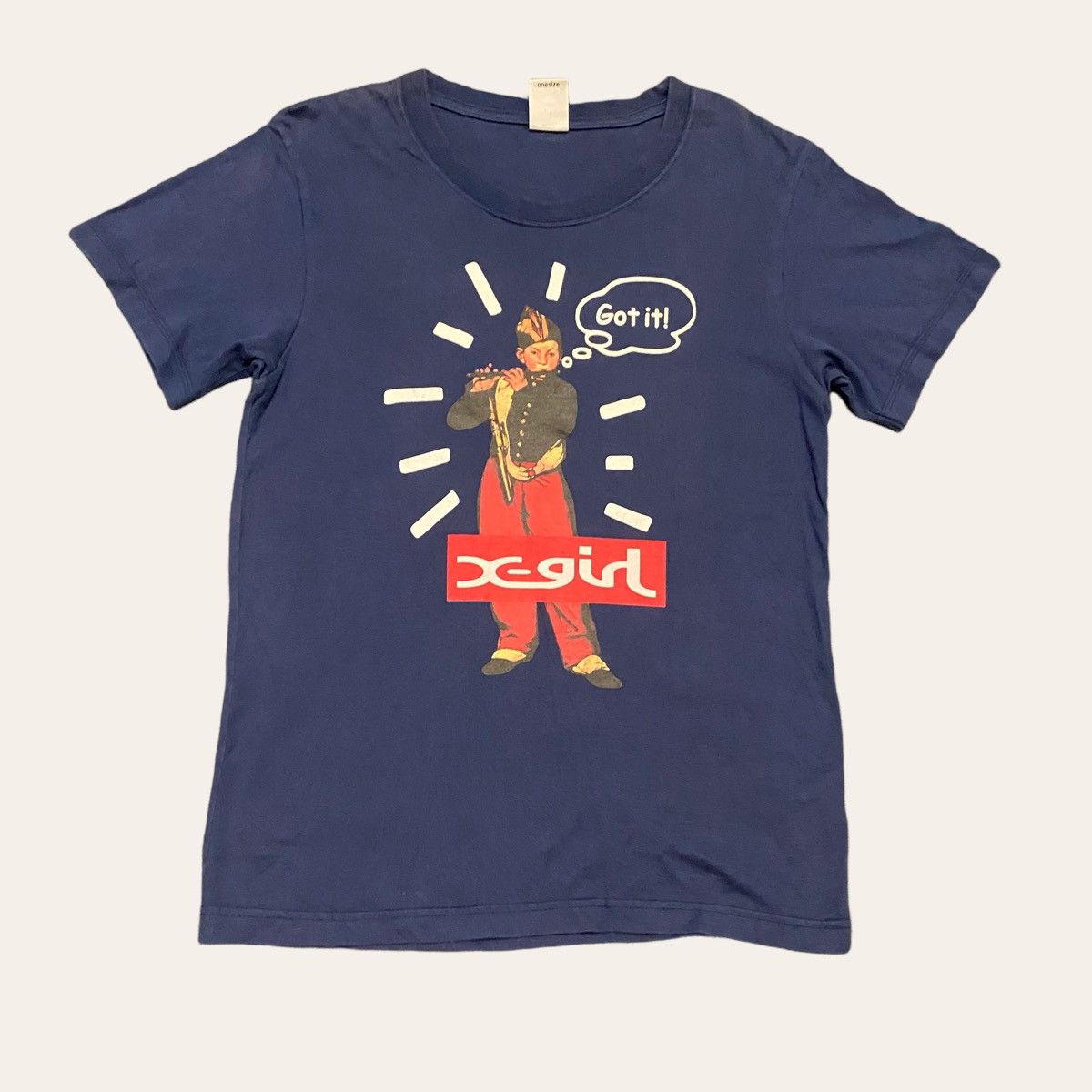 Girl Skateboards × Japanese Brand Vintage Japanese Brand Xgirl Printed Tees Size US M / EU 48-50 / 2 - 2 Thumbnail