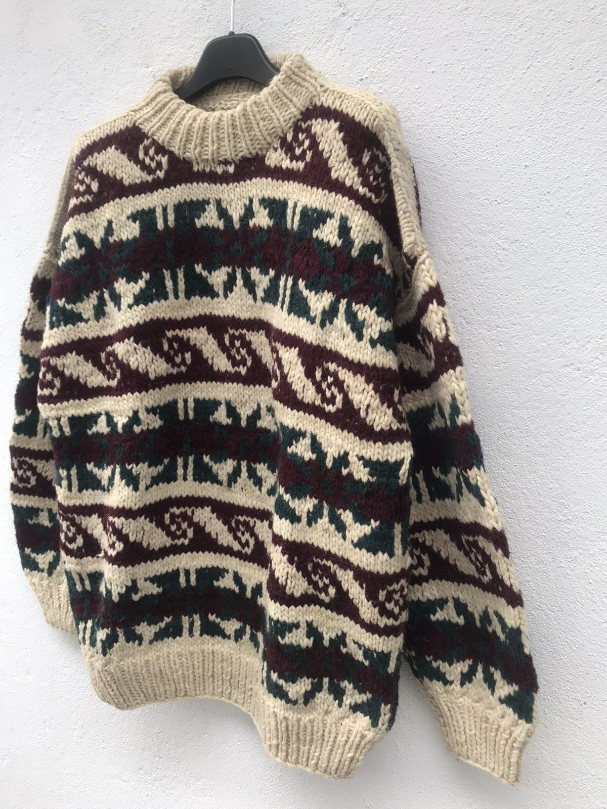 Native Vintage Native Indian Classic style Knit Wool Sweater Size US M / EU 48-50 / 2 - 3 Thumbnail