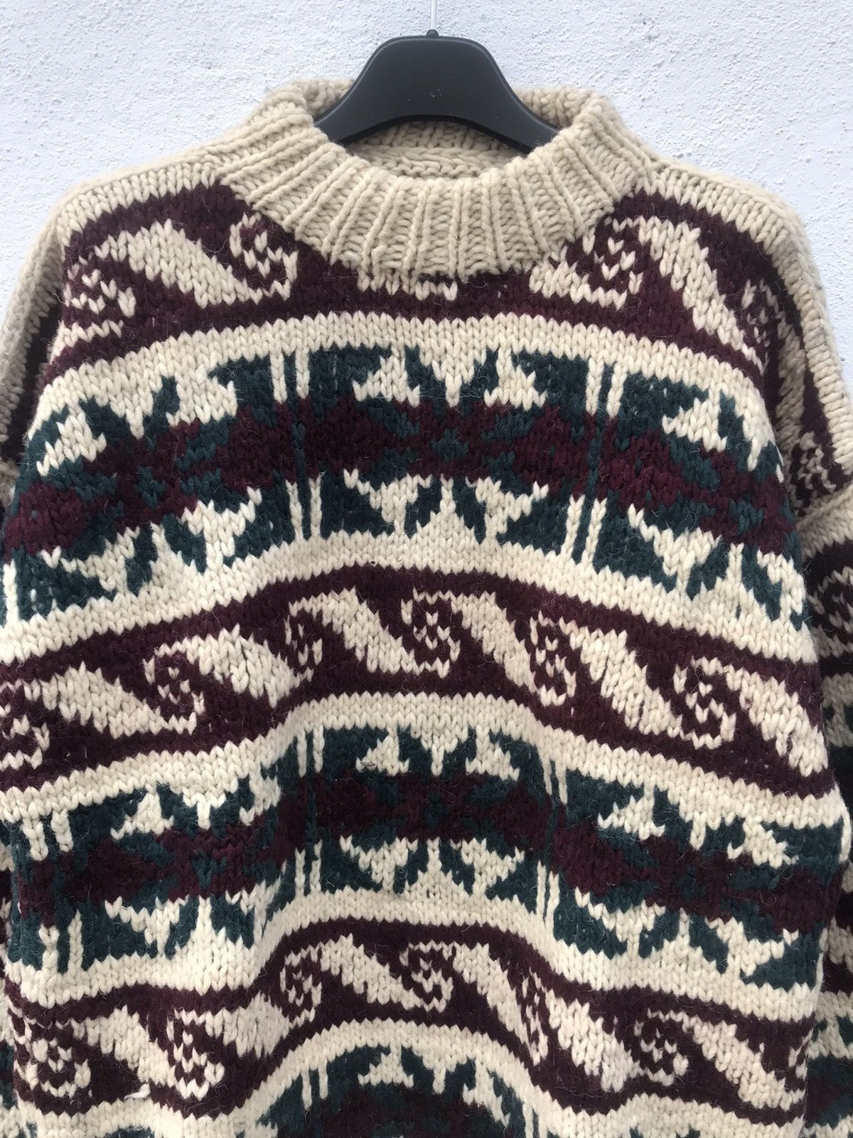 Native Vintage Native Indian Classic style Knit Wool Sweater Size US M / EU 48-50 / 2 - 2 Thumbnail