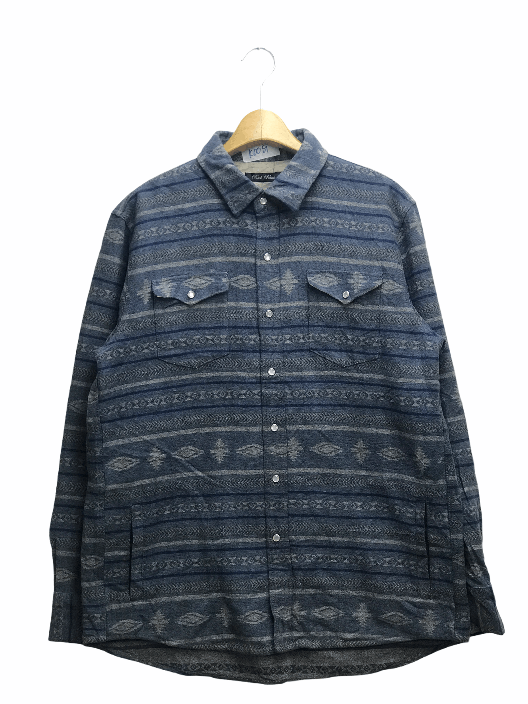 BACK POINT INDIANS STYLE BUTTON DOWN SHIRT