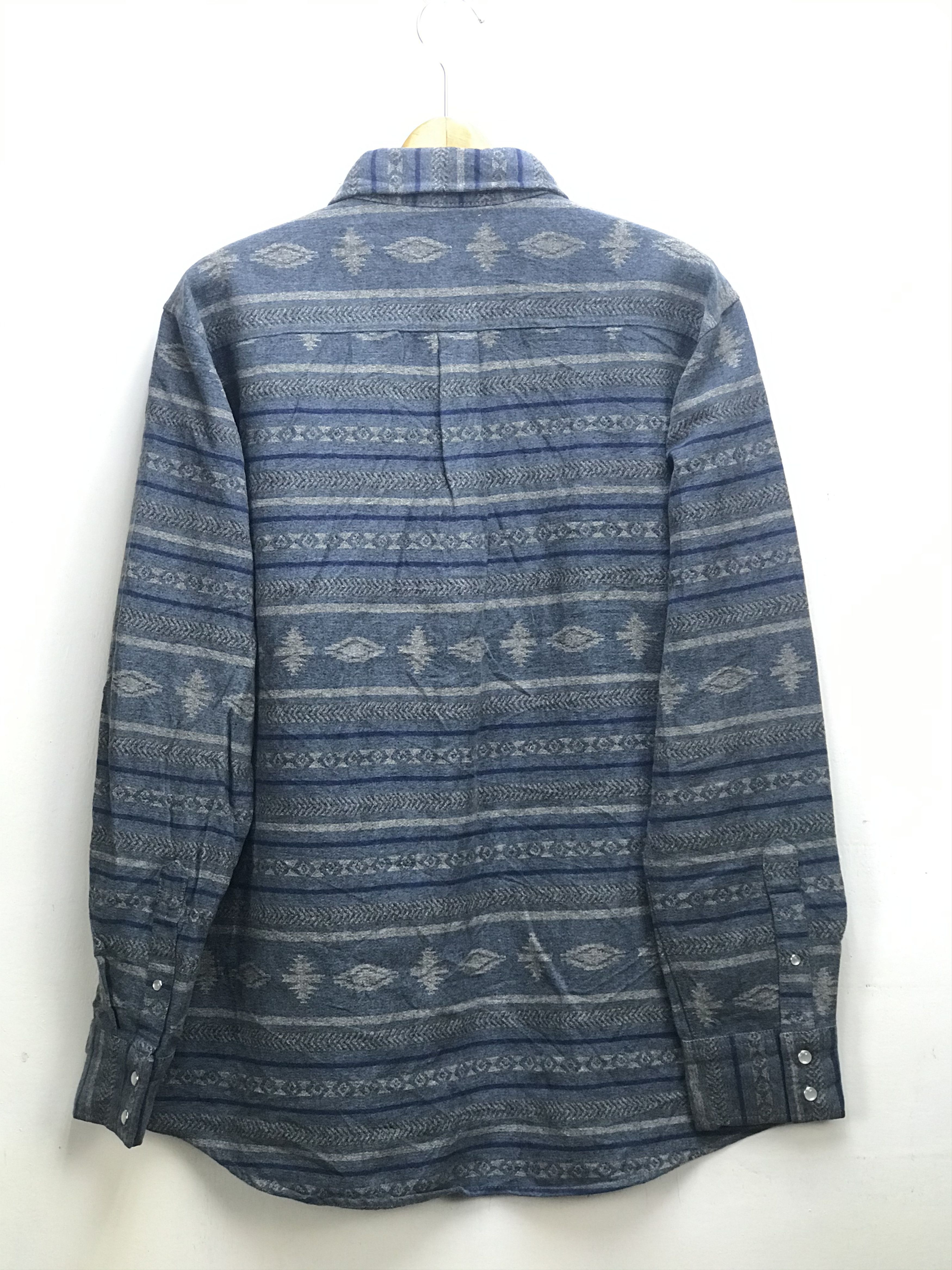 Vintage BACK POINT INDIANS STYLE BUTTON DOWN SHIRT Size US XL / EU 56 / 4 - 6 Thumbnail