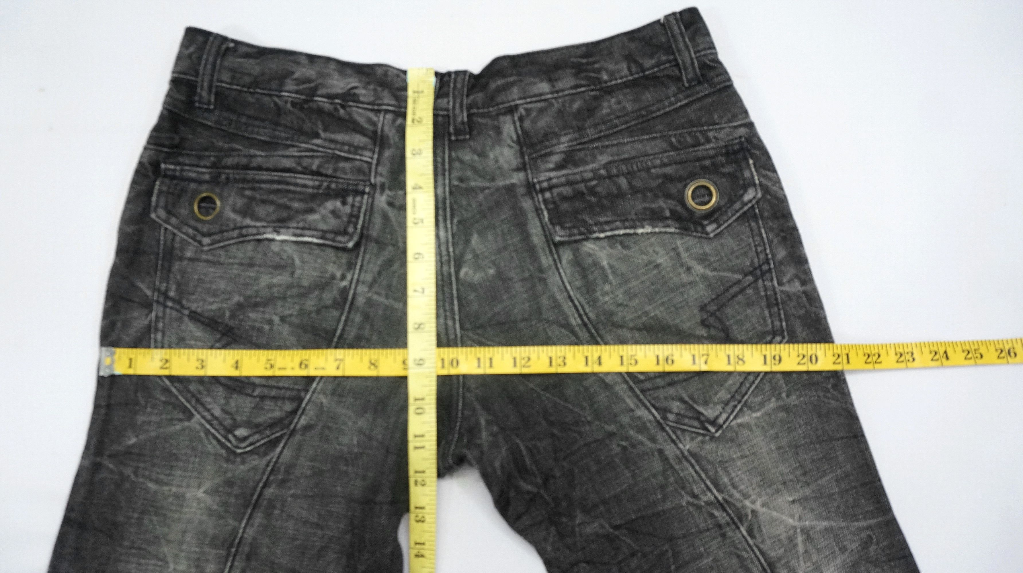 semanticdesign Vintage 🔥 SEMANTIC DESIGN Distressed Patchwork Denim Pants Size US 30 / EU 46 - 17 Thumbnail
