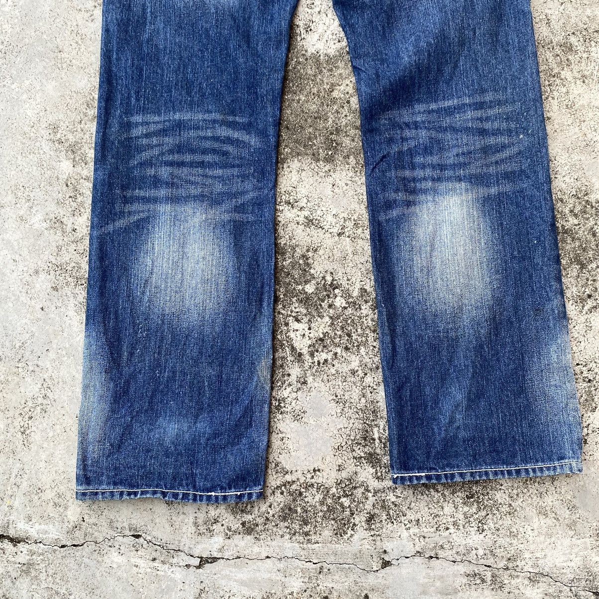 Blue Blue Japan × Japanese Brand × Vintage Steals🔥Vintage Blue Moon blue Japan Patchwork Denim Jeans Size 34" / US 12 / IT 48 - 12 Thumbnail