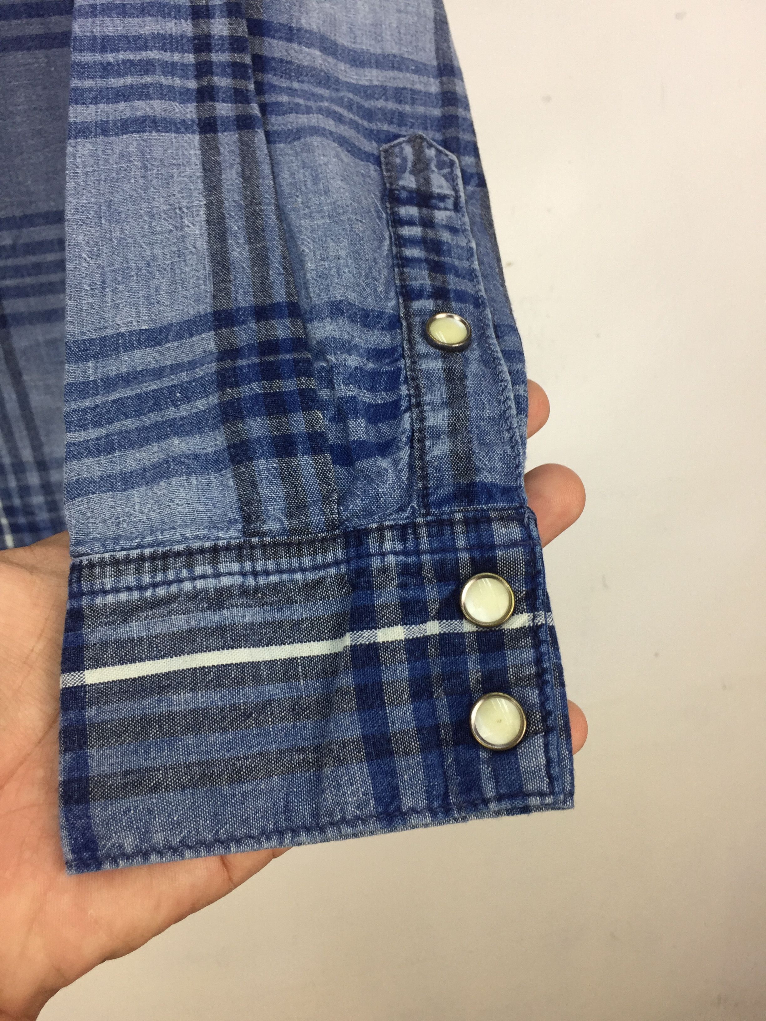Japanese Brand VINTAGE DOMINGO WESTERN WEAR CHECK SHIRT Size US M / EU 48-50 / 2 - 4 Thumbnail