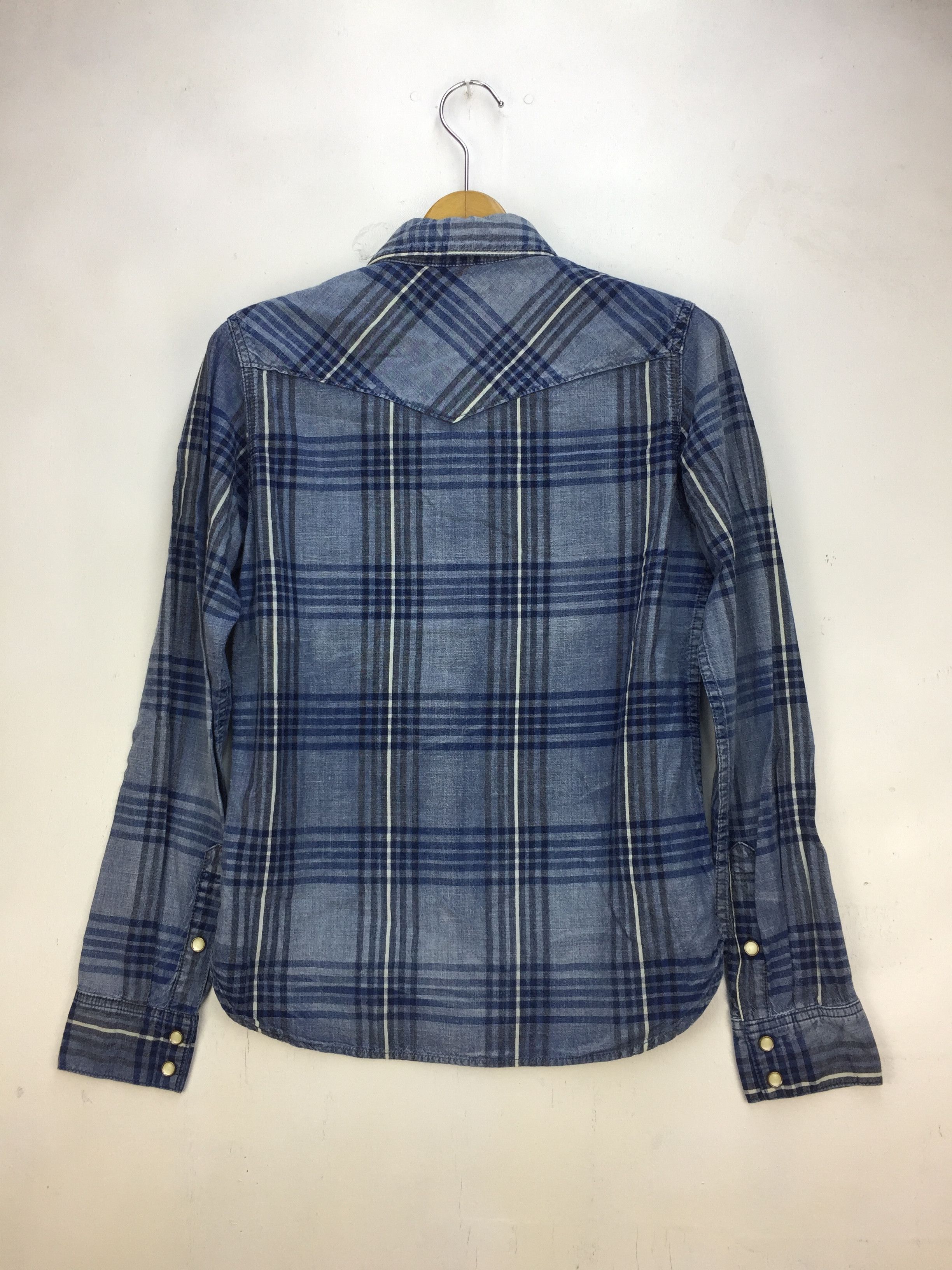Japanese Brand VINTAGE DOMINGO WESTERN WEAR CHECK SHIRT Size US M / EU 48-50 / 2 - 5 Thumbnail