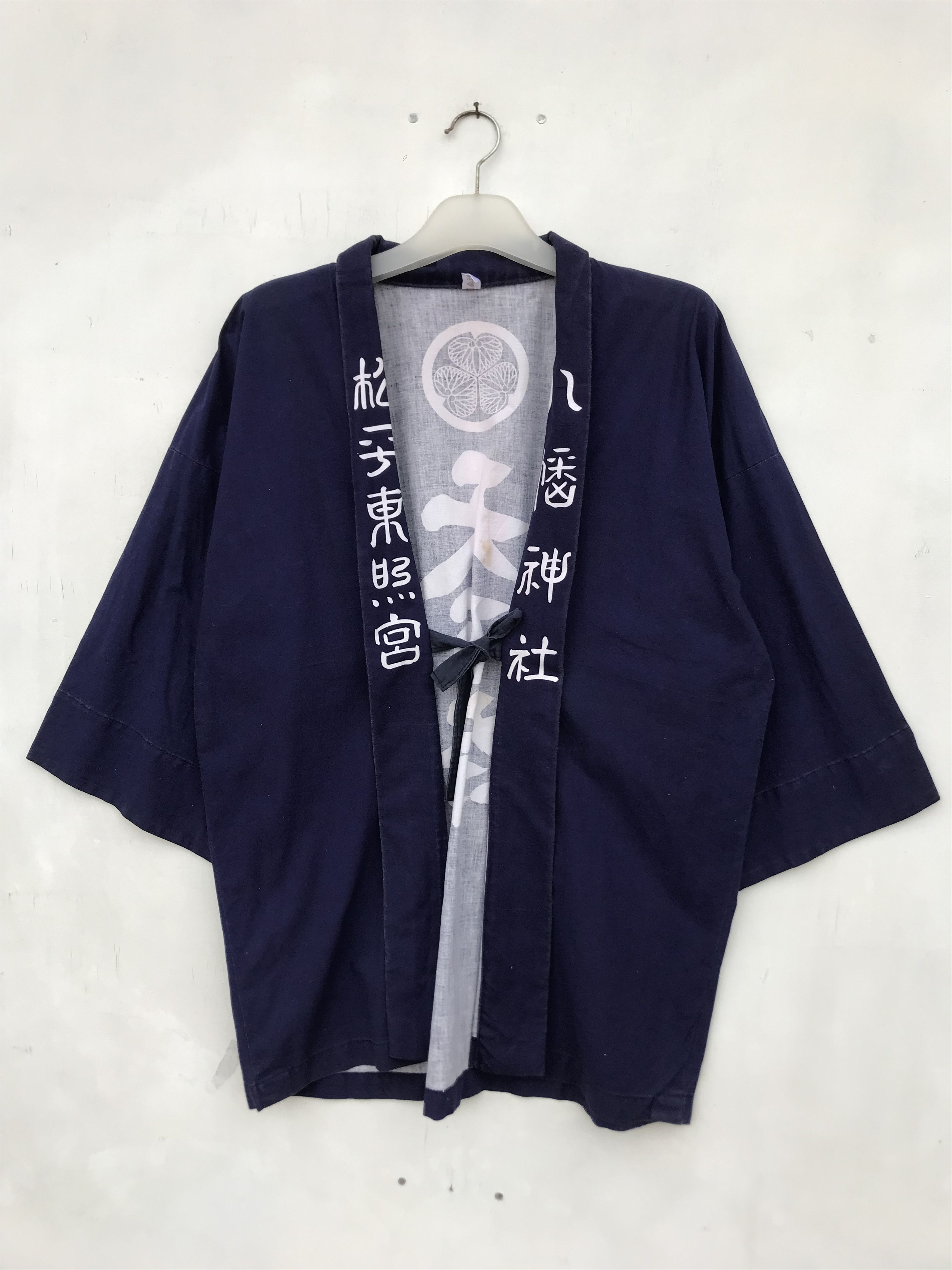 Japanese Brand VINTAGE JAPANESE KIMONO KANJI FONT Size US L / EU 52-54 / 3 - 2 Thumbnail