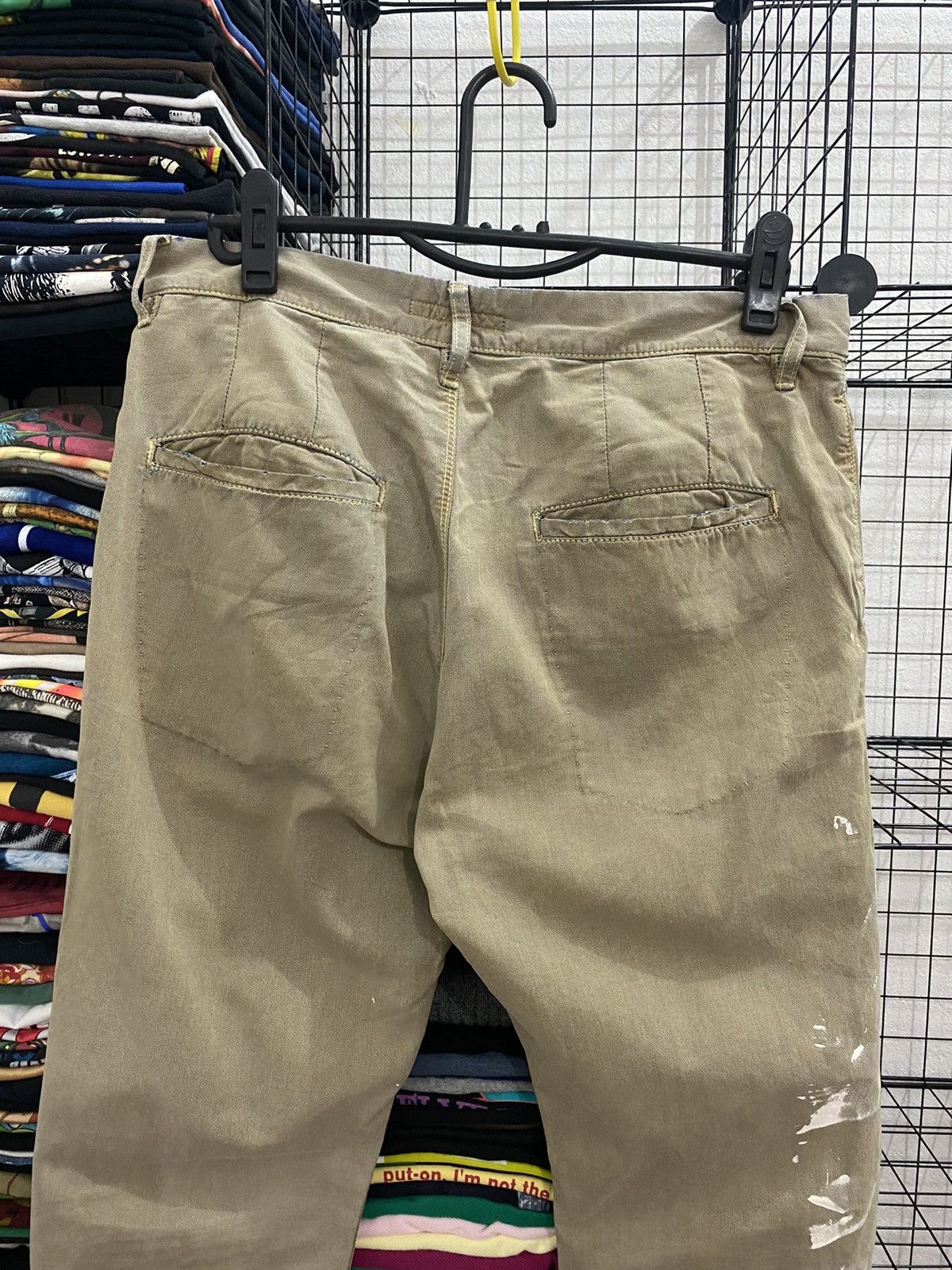 Nudie Jeans Nuddie Jeans Painted Pant Good Style Size US 31 - 8 Thumbnail