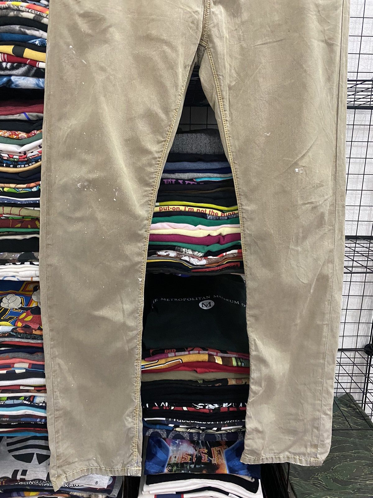 Nudie Jeans Nuddie Jeans Painted Pant Good Style Size US 31 - 4 Thumbnail