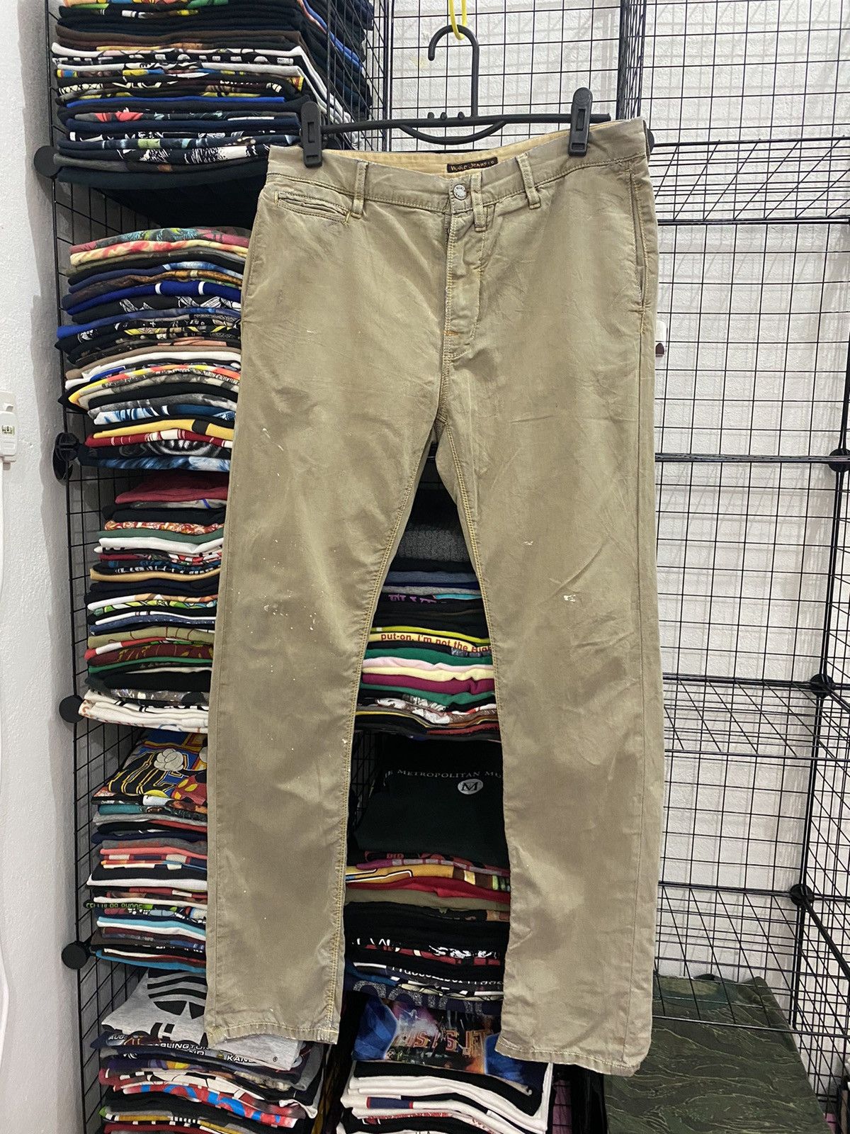 Nudie Jeans Nuddie Jeans Painted Pant Good Style Size US 31 - 1 Thumbnail