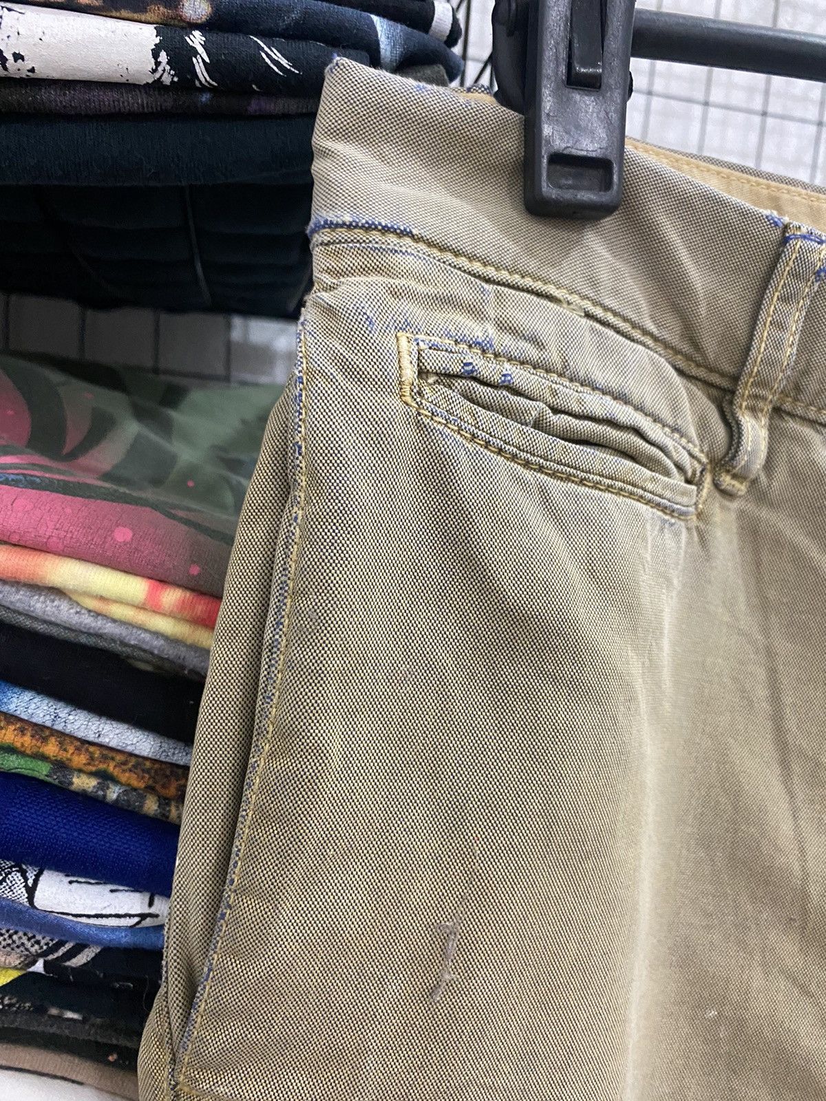 Nudie Jeans Nuddie Jeans Painted Pant Good Style Size US 31 - 9 Thumbnail