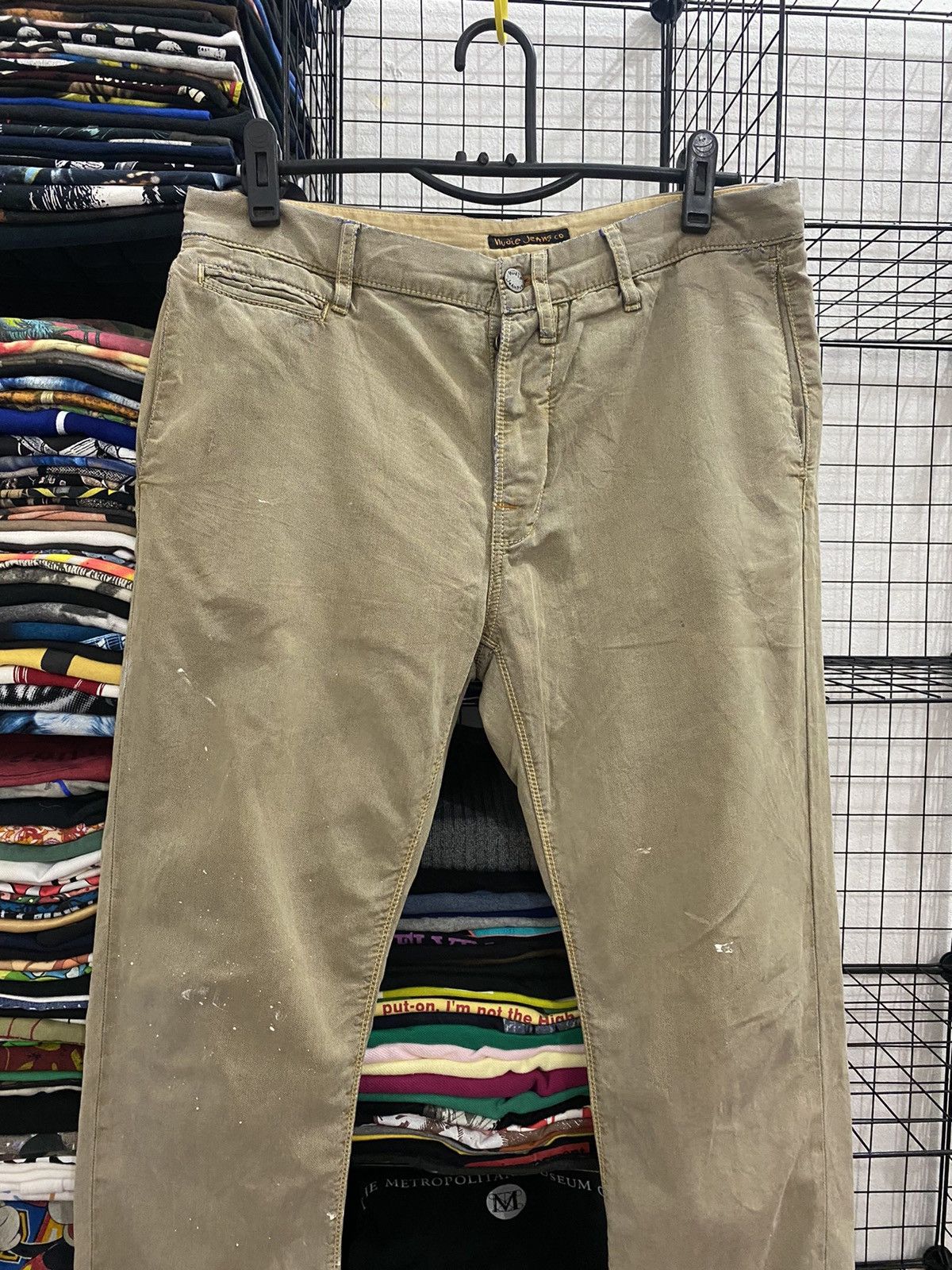 Nudie Jeans Nuddie Jeans Painted Pant Good Style Size US 31 - 3 Thumbnail