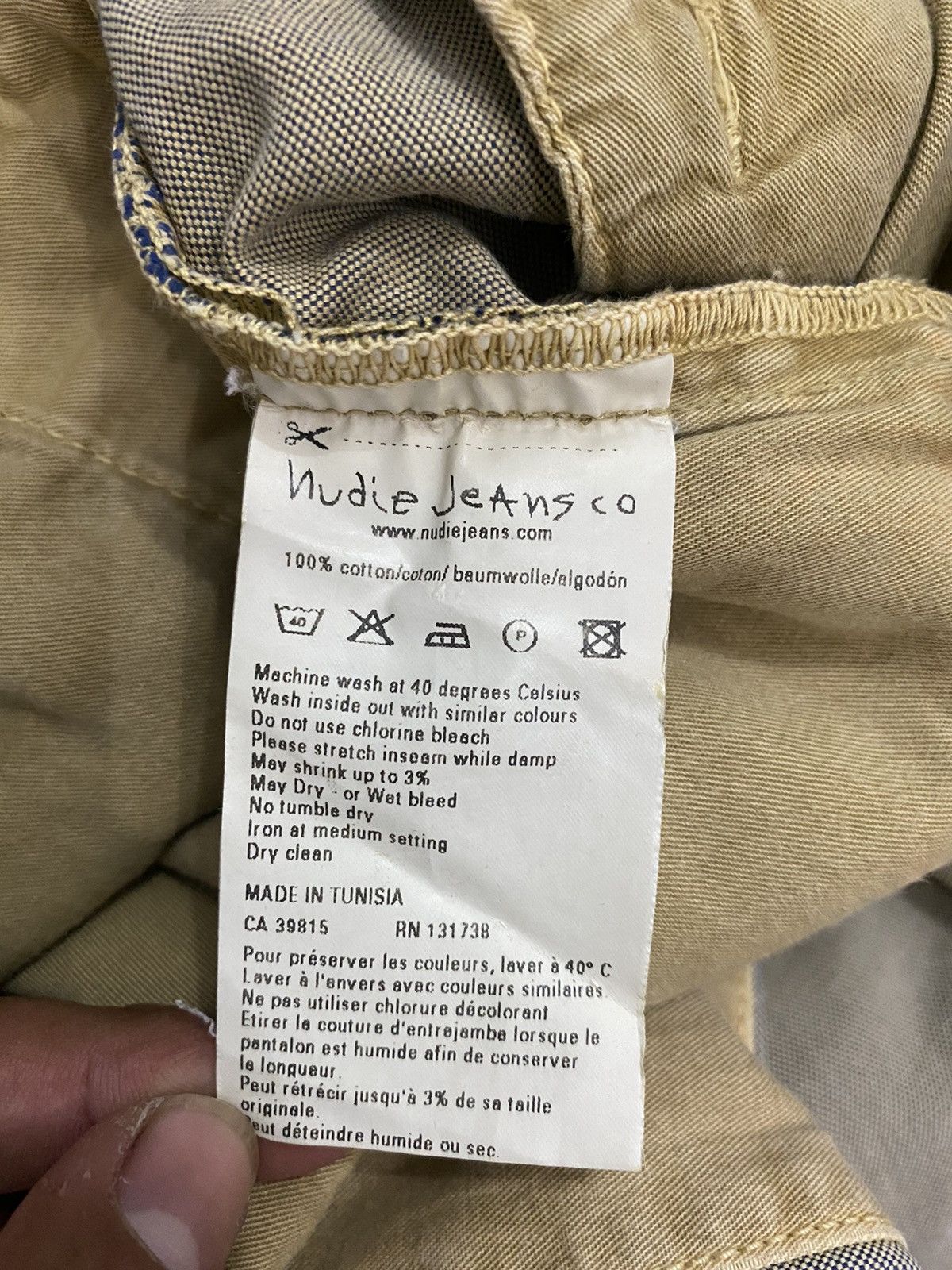 Nudie Jeans Nuddie Jeans Painted Pant Good Style Size US 31 - 17 Thumbnail