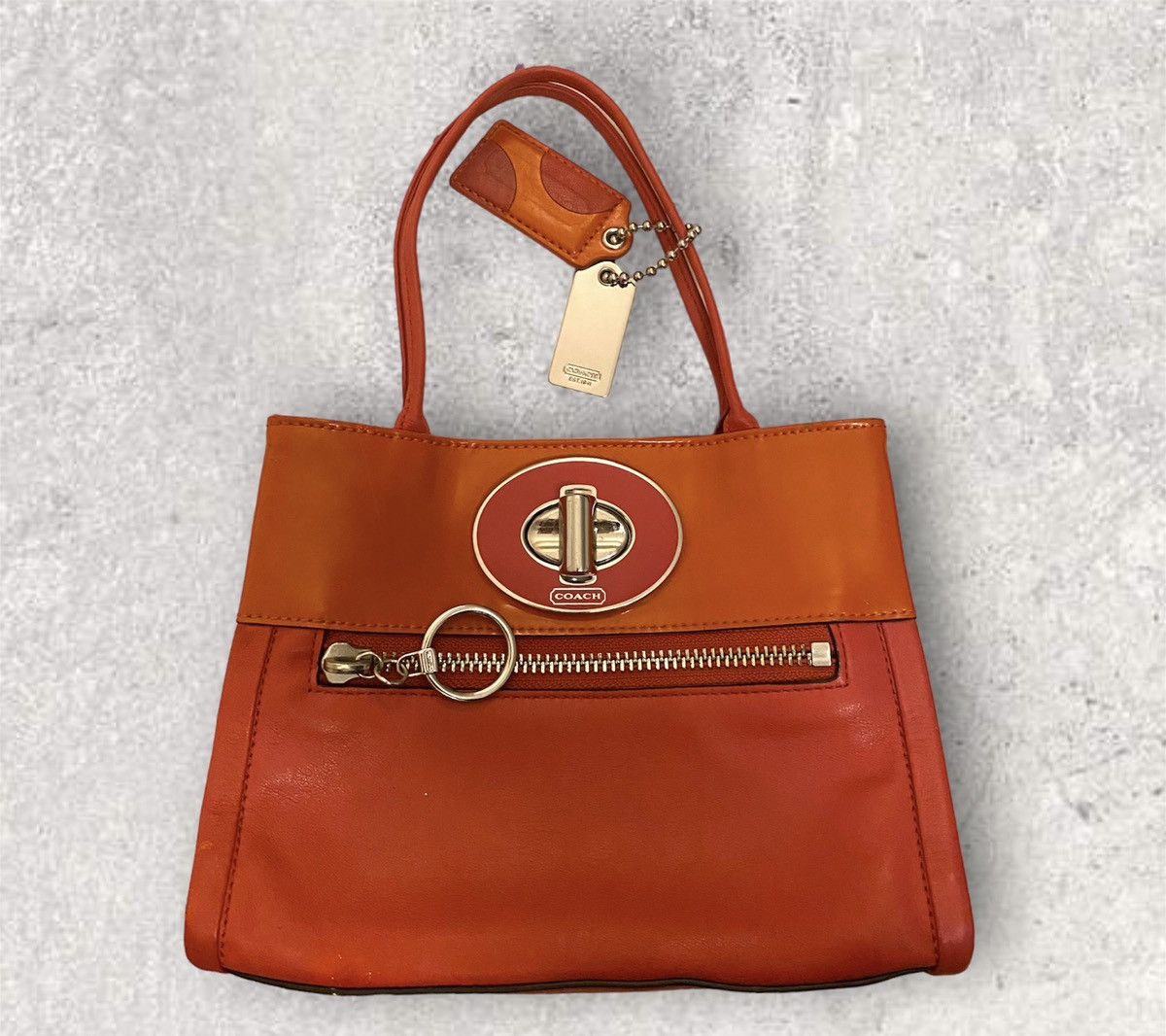 Coach Vintage hot pink & orange coach leather mini bag | Grailed Coach Vintage hot pink & orange coach leather mini bag | Grailed