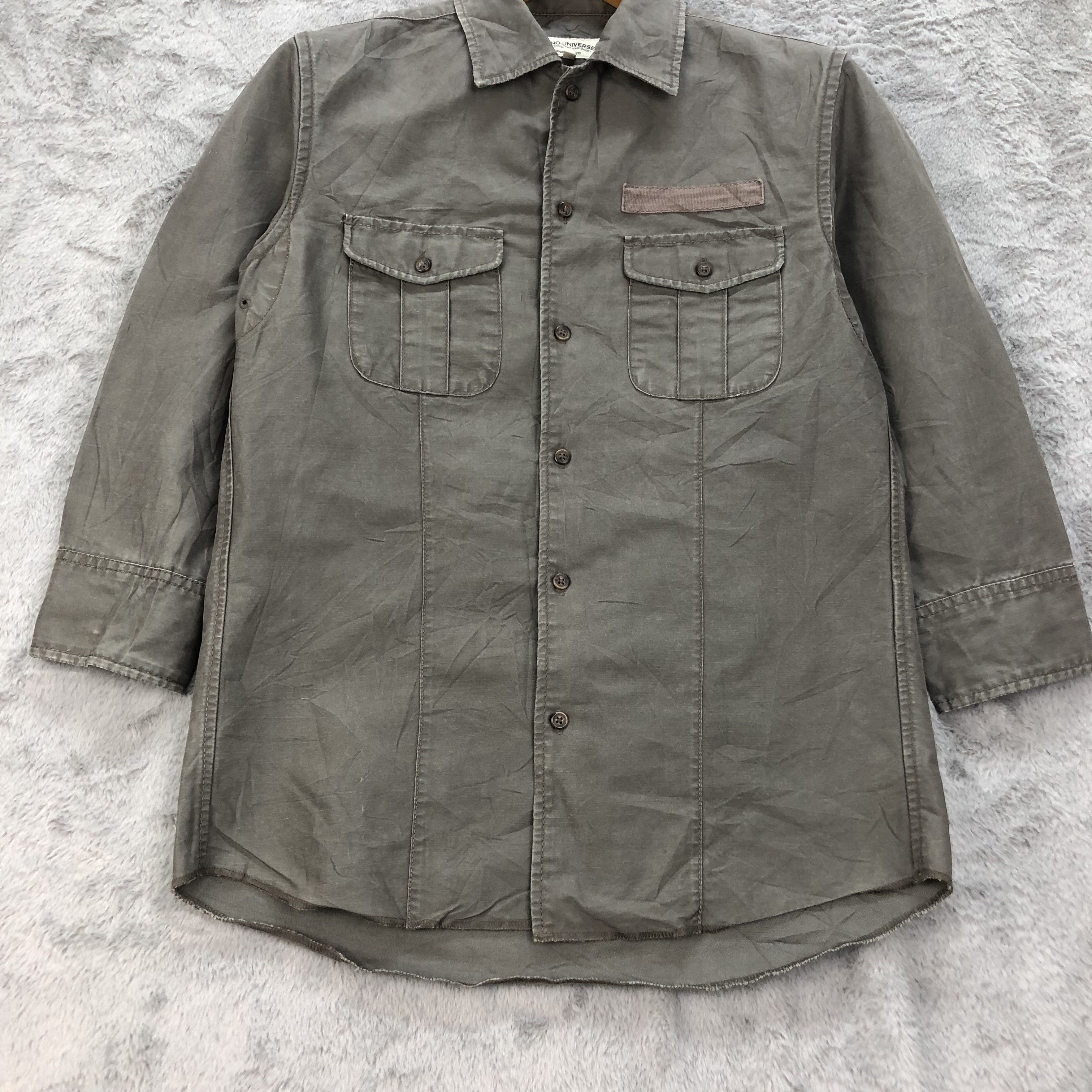 Japanese Brand Nano Universe 3 Quarter Sleeve Shirts #4728-166 Size US M / EU 48-50 / 2 - 3 Thumbnail