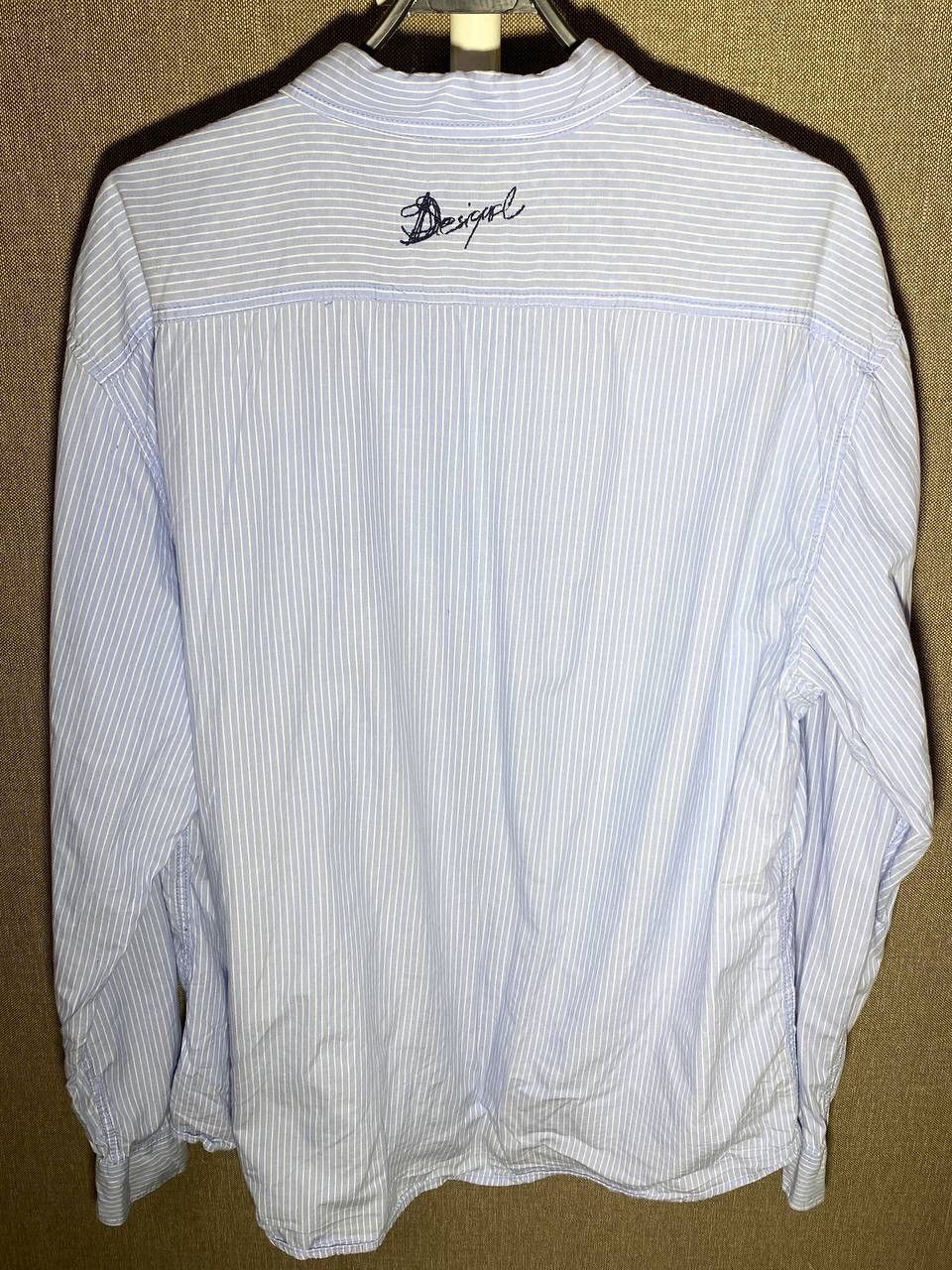 Desigual Desigual Striped Rare Floral Design 3XL Long Sleeve Shirt Size US XXL / EU 58 / 5 - 4 Thumbnail
