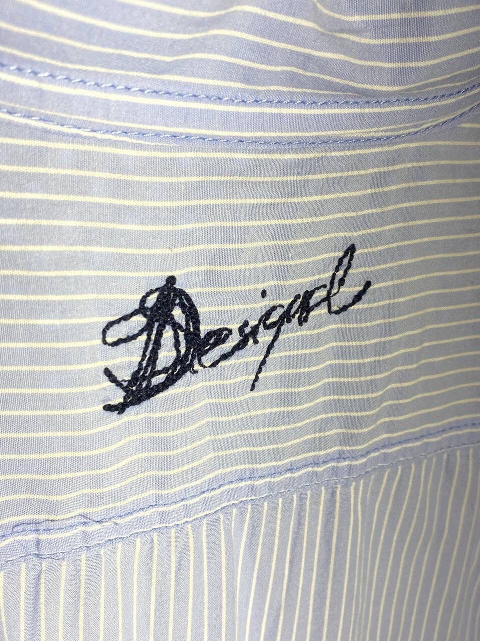 Desigual Desigual Striped Rare Floral Design 3XL Long Sleeve Shirt Size US XXL / EU 58 / 5 - 5 Thumbnail