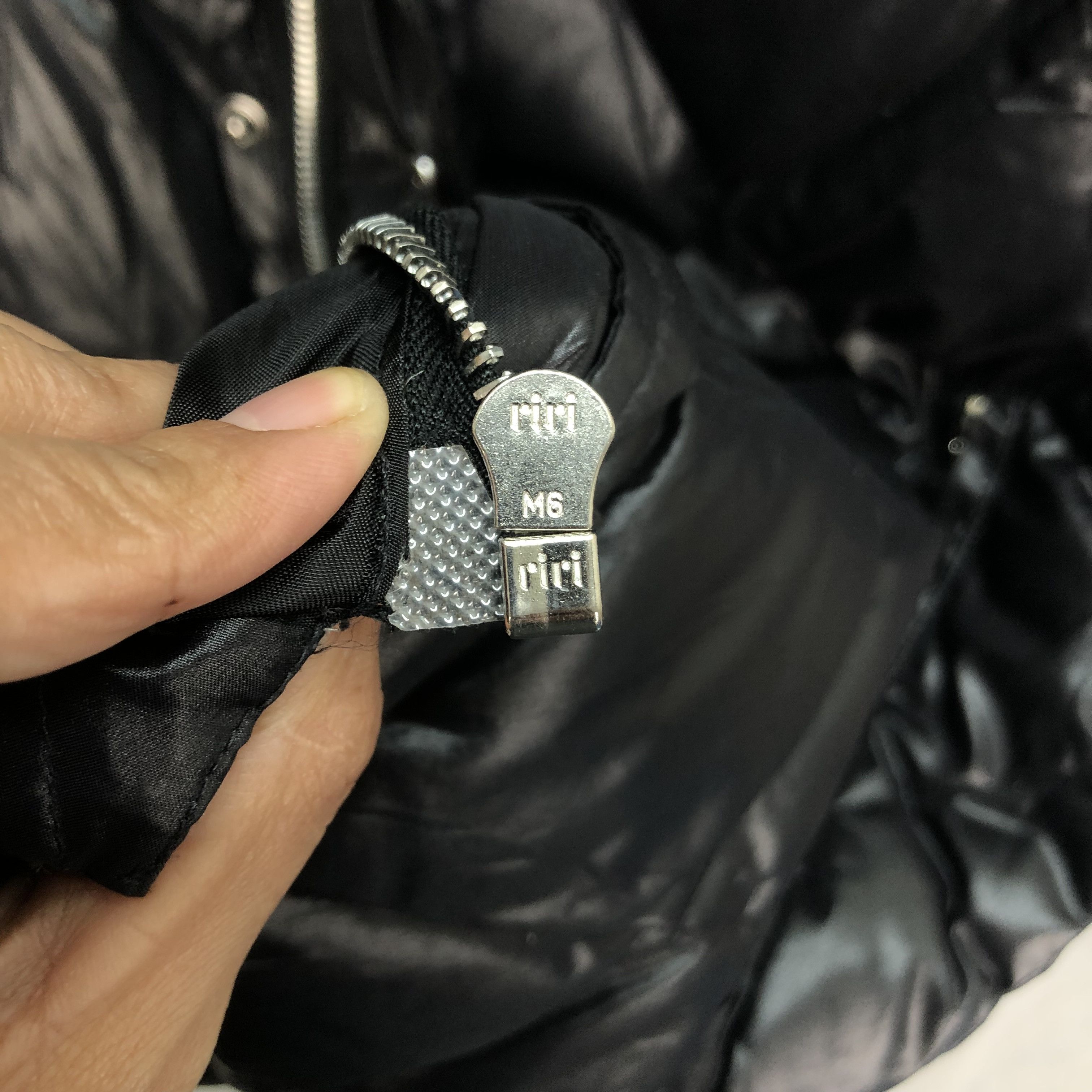 Lui's LUI'S Quilted Puffer Jacket riri Zip #5190-178 Size US S / EU 44-46 / 1 - 8 Thumbnail
